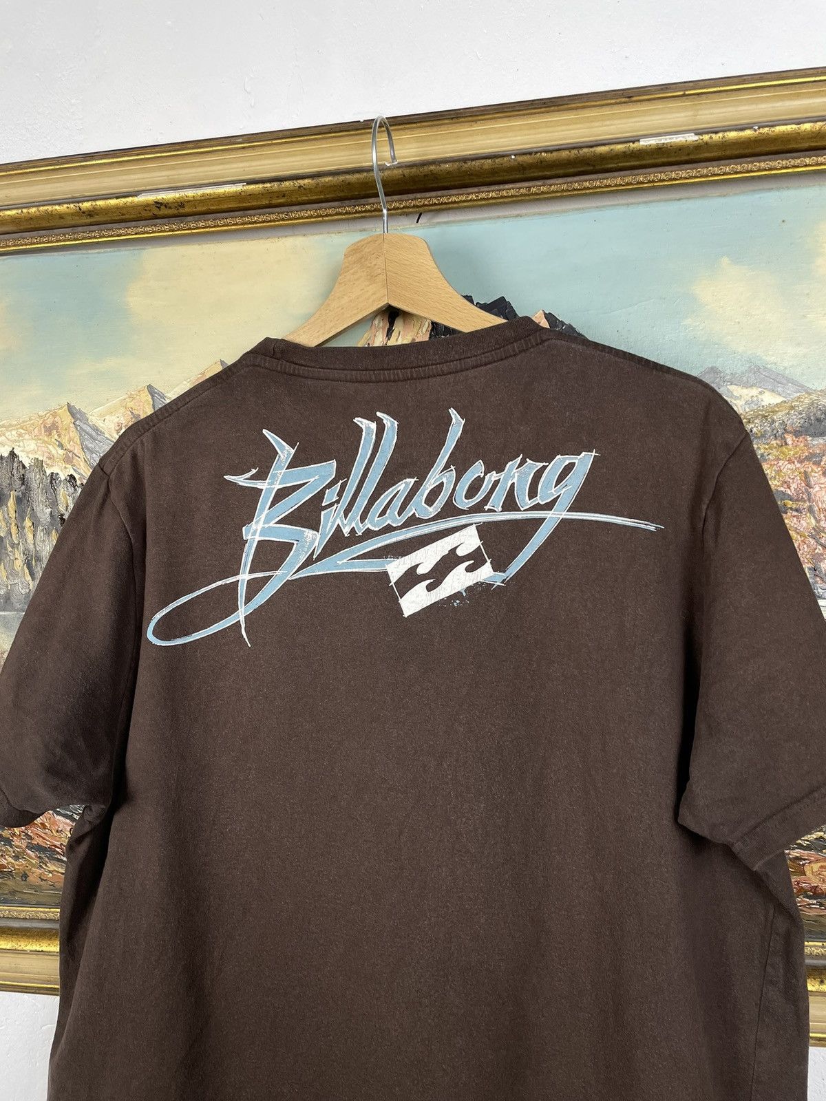 Billabong Billabong Vintage Y2k Surf Skate Brown Tee Size US M / EU 48-50 / 2 - 9 Thumbnail
