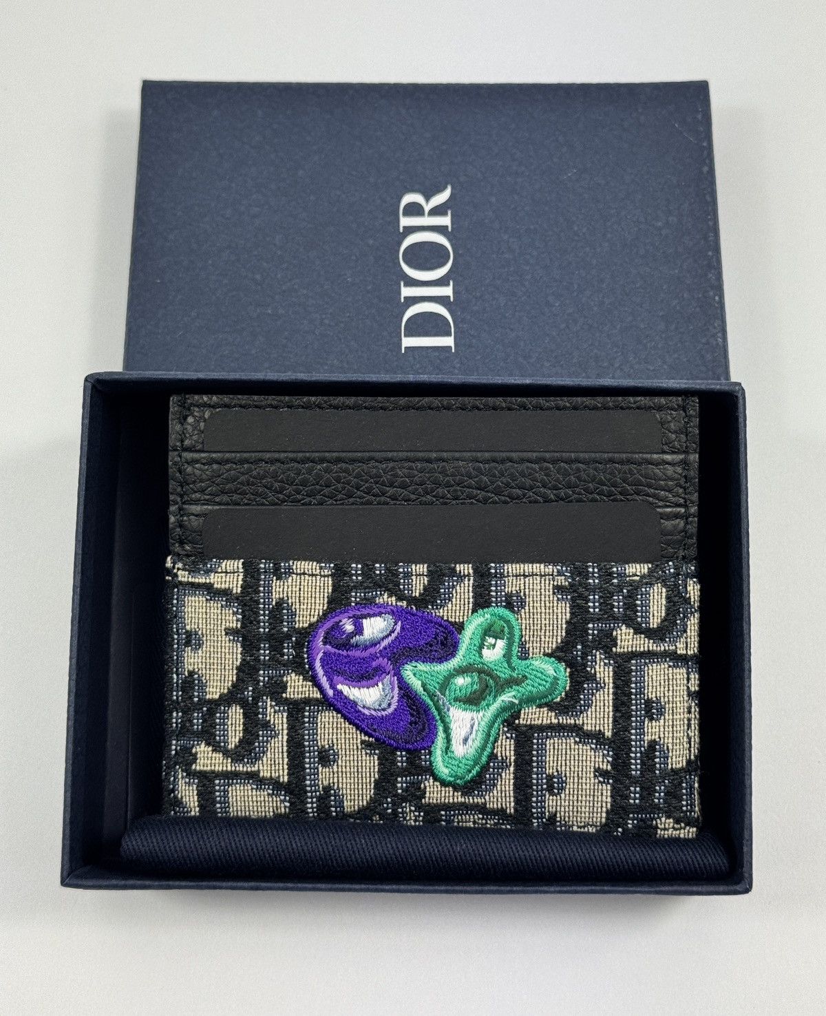 Dior x KENNY SCHARF OBLIQUE CARD HOLDER Size ONE SIZE - 1 Thumbnail