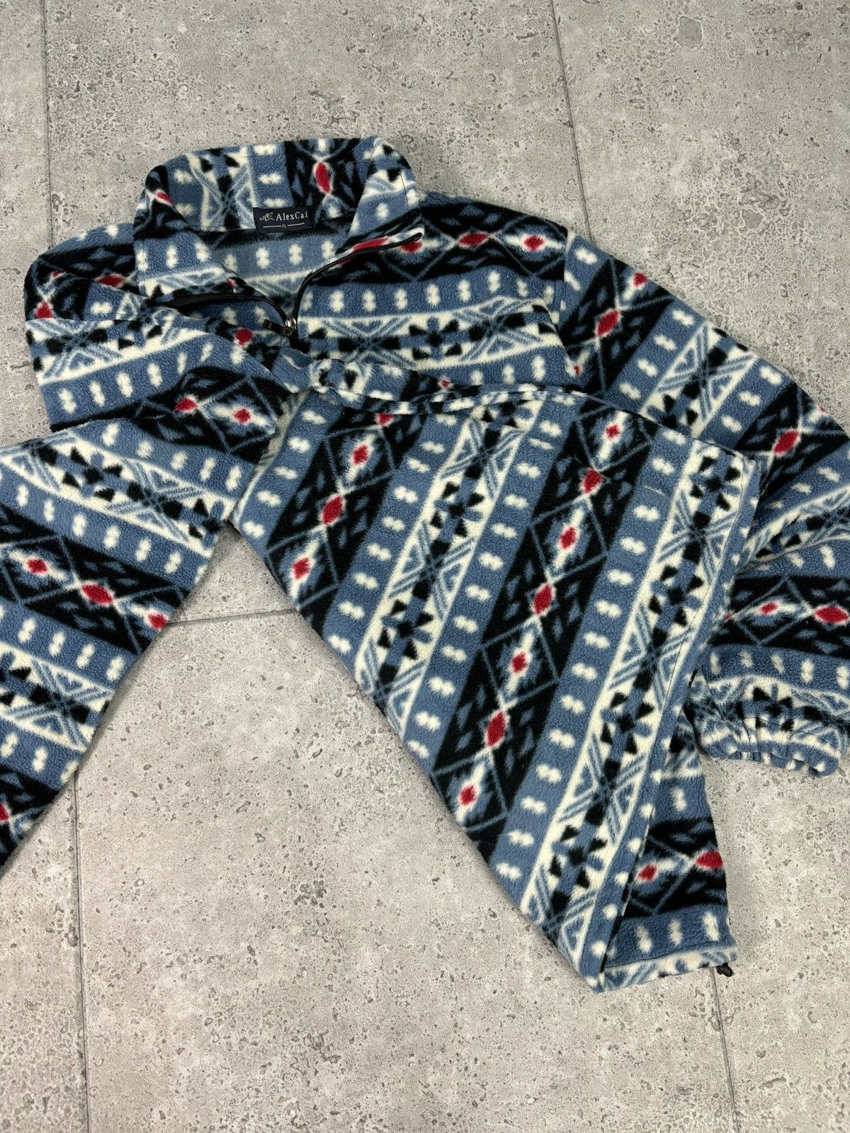 Columbia × Vintage Vintage 90s Columbia Style Synchilla Zip Fleece Outdoor Size US XL / EU 56 / 4 - 7 Thumbnail