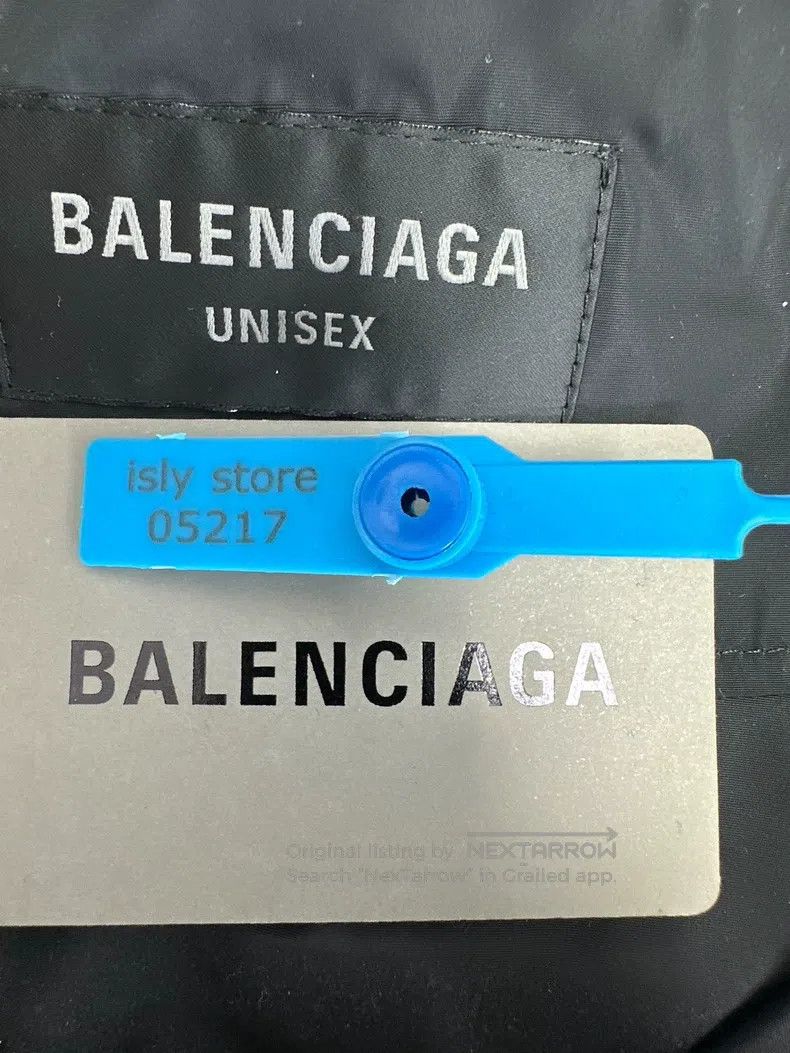 Balenciaga Balenciaga Brand print round neck button-up long-sleeve ja Size US S / EU 44-46 / 1 - 4 Thumbnail