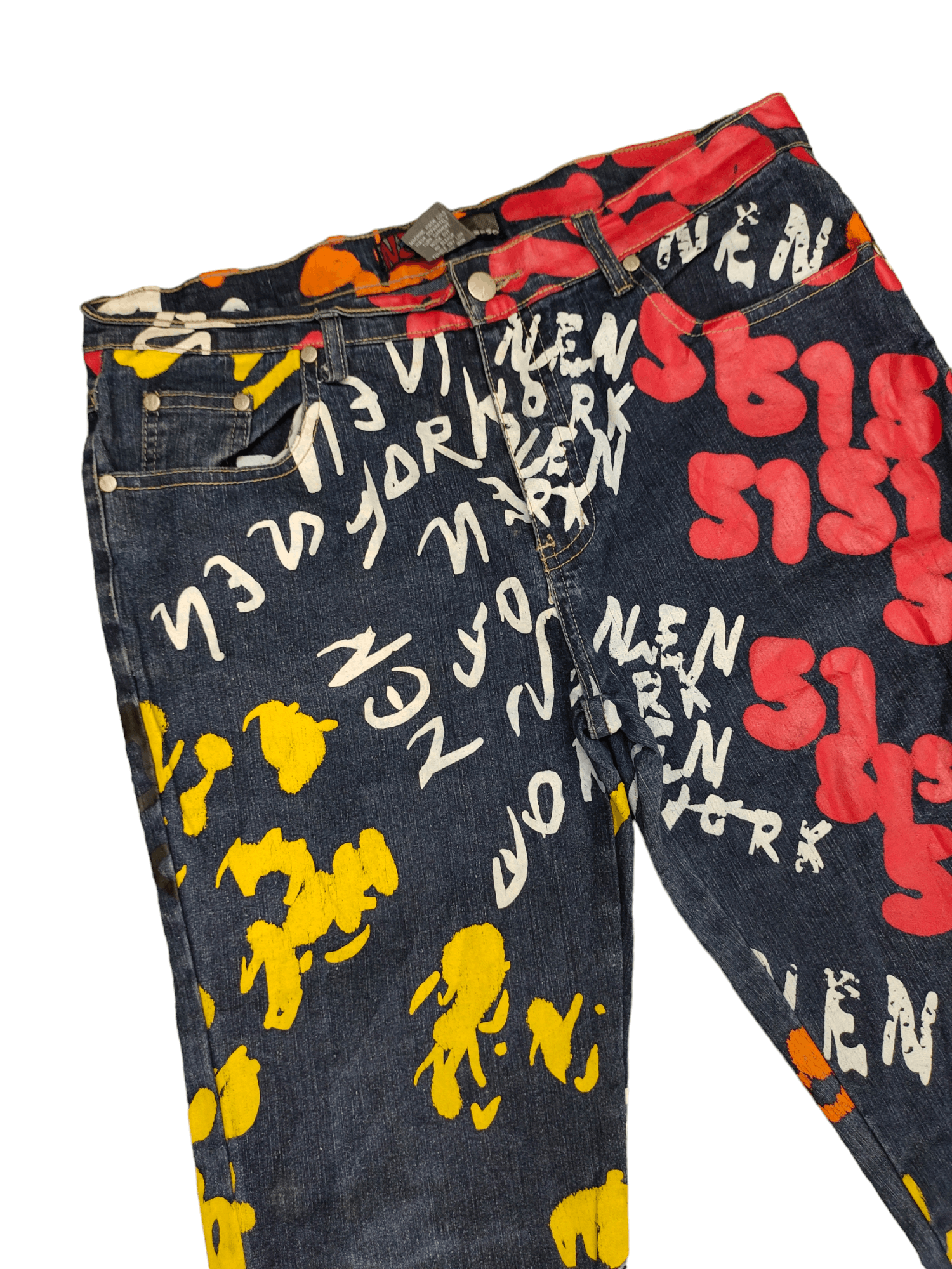 Hysteric Glamour Flare Jeans Neeso Fullprint Bootcut Y2k Goa Jpg Hysterics Size US 32 / EU 48 - 5 Thumbnail