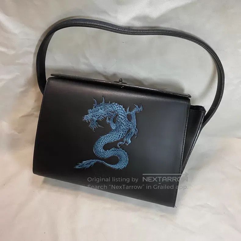 Jean Paul Gaultier jean paul gaultier Dragon-embossed Thorn Handbag Size ONE SIZE - 2 Thumbnail