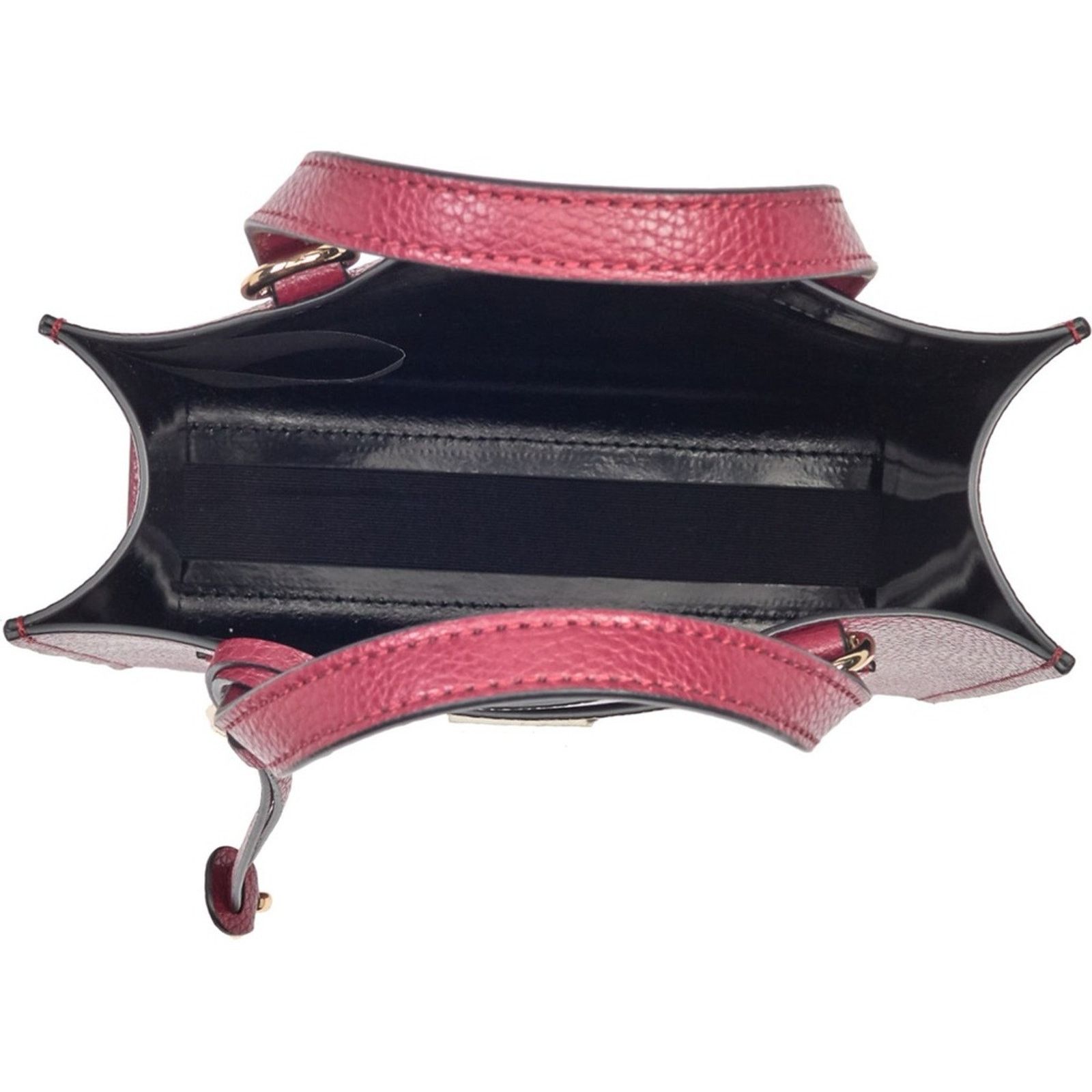 Marc Jacobs Marc Jacobs micro leather tote in red Size ONE SIZE - 3 Thumbnail