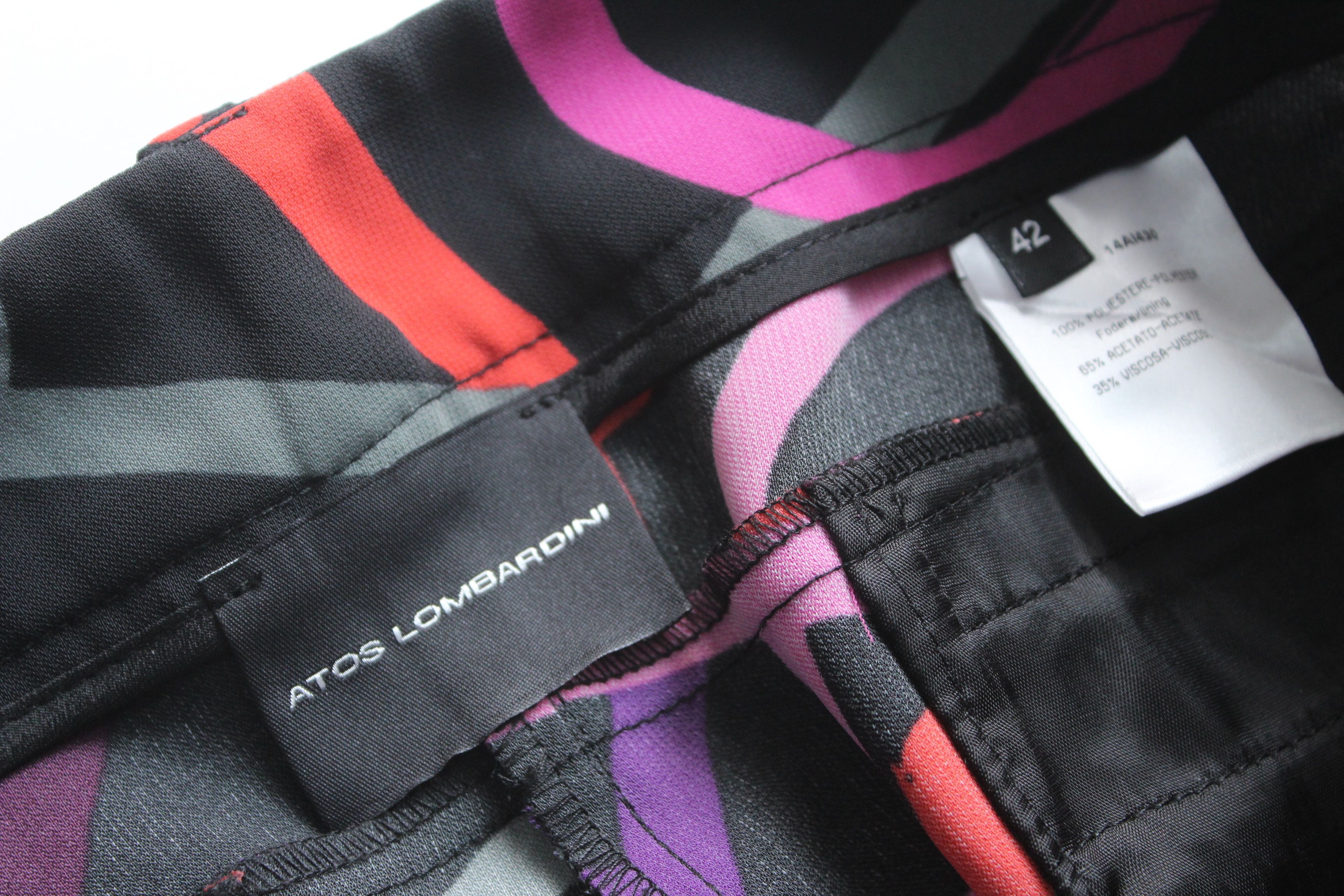 Vintage Atos Lombardini Pants Womens Size 42 Hype Rare Authentic Size 28" / US 6 / IT 42 - 5 Thumbnail
