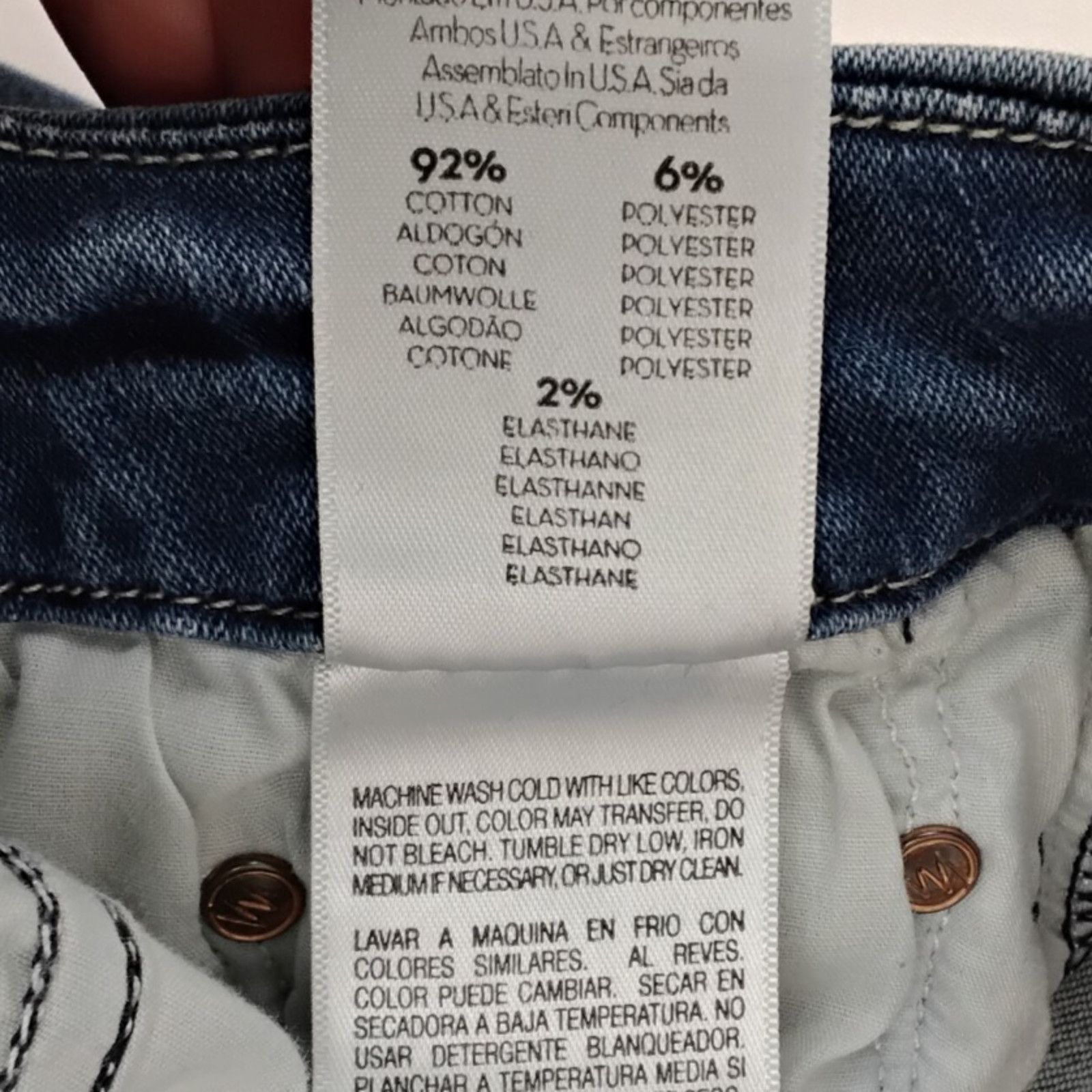 MOTHER Mother The Looker Ankle Fray Jeans Women's 28x26 Medium Wash Size 28" / US 6 / IT 42 - 9 Thumbnail