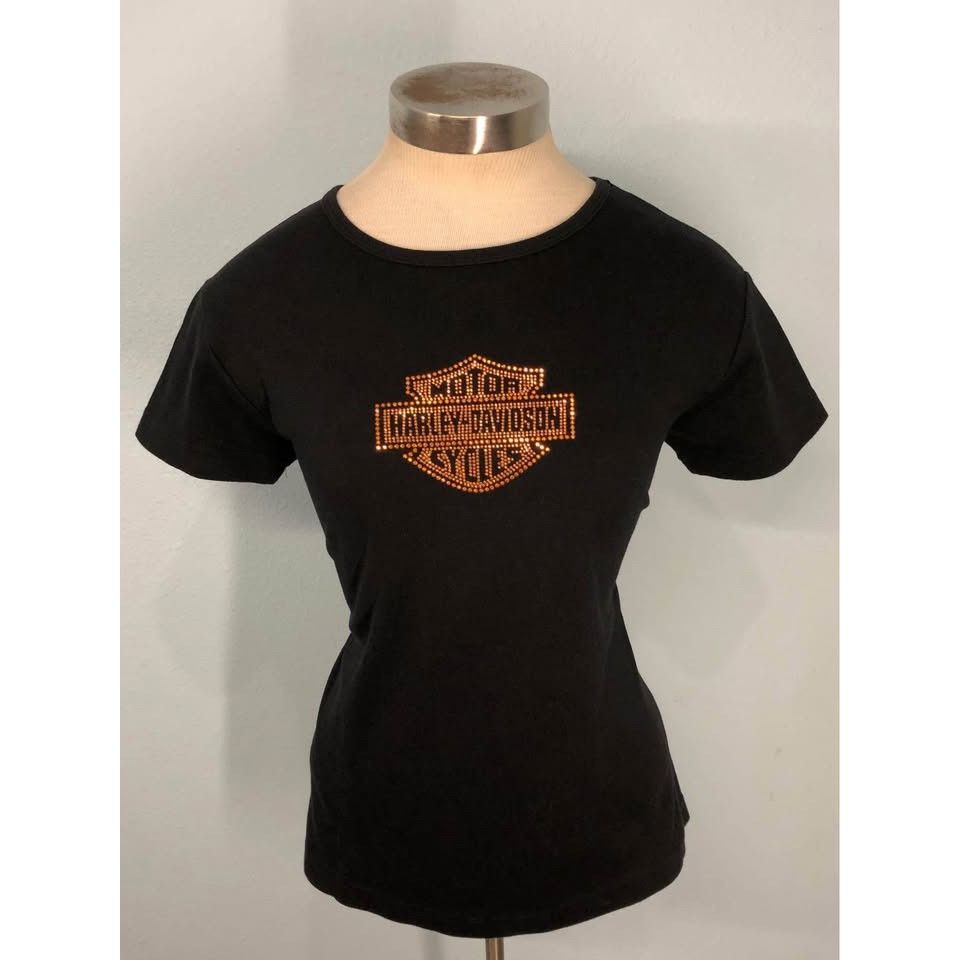 Harley Davidson Harley Davidson T-shirt Medium Women Like New, Stretchy Size M / US 6-8 / IT 42-44 - 1 Thumbnail