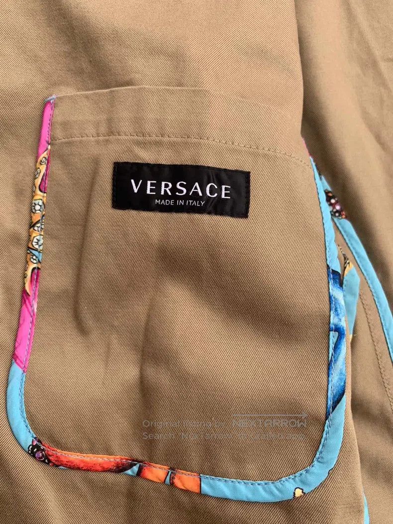Versace Versace Khaki single blazer Size US XL / EU 56 / 4 - 6 Thumbnail