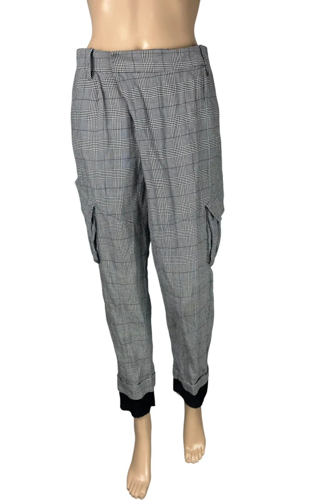 A.F. Vandevorst A. F. Vandervorst Plaid Pants Cargo size 38 Size 27" / US 4 / IT 40 - 2 Thumbnail