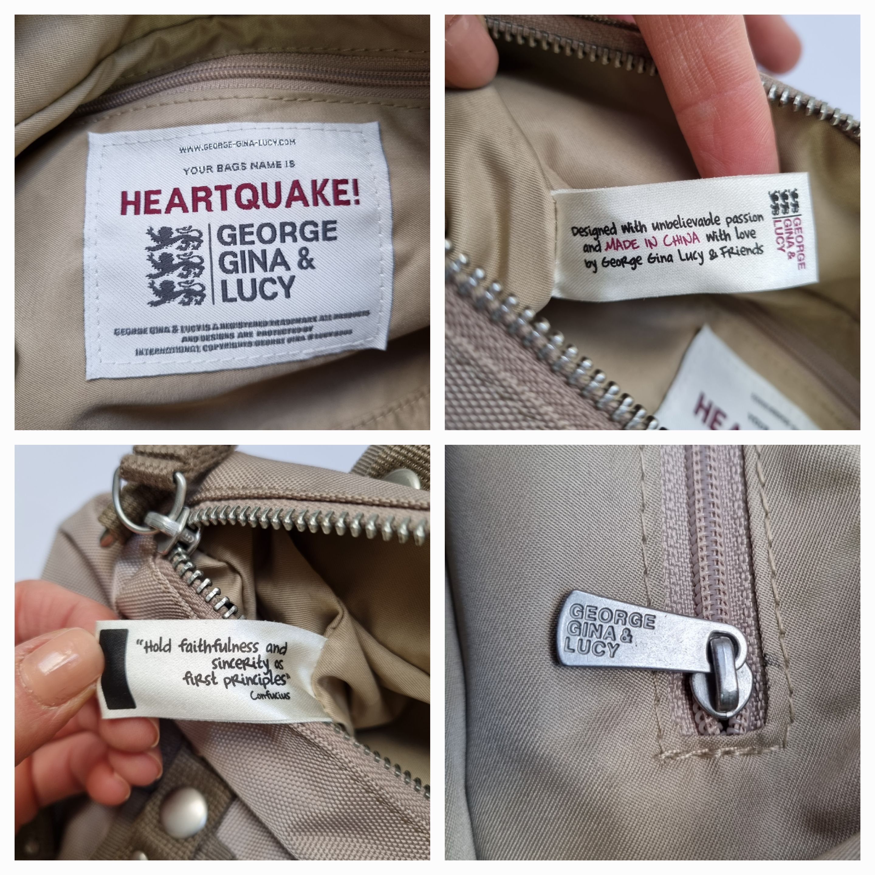 George Gina & Lucy George Gina Lucy Heartquake Roomy Bag GGL Size ONE SIZE - 4 Thumbnail