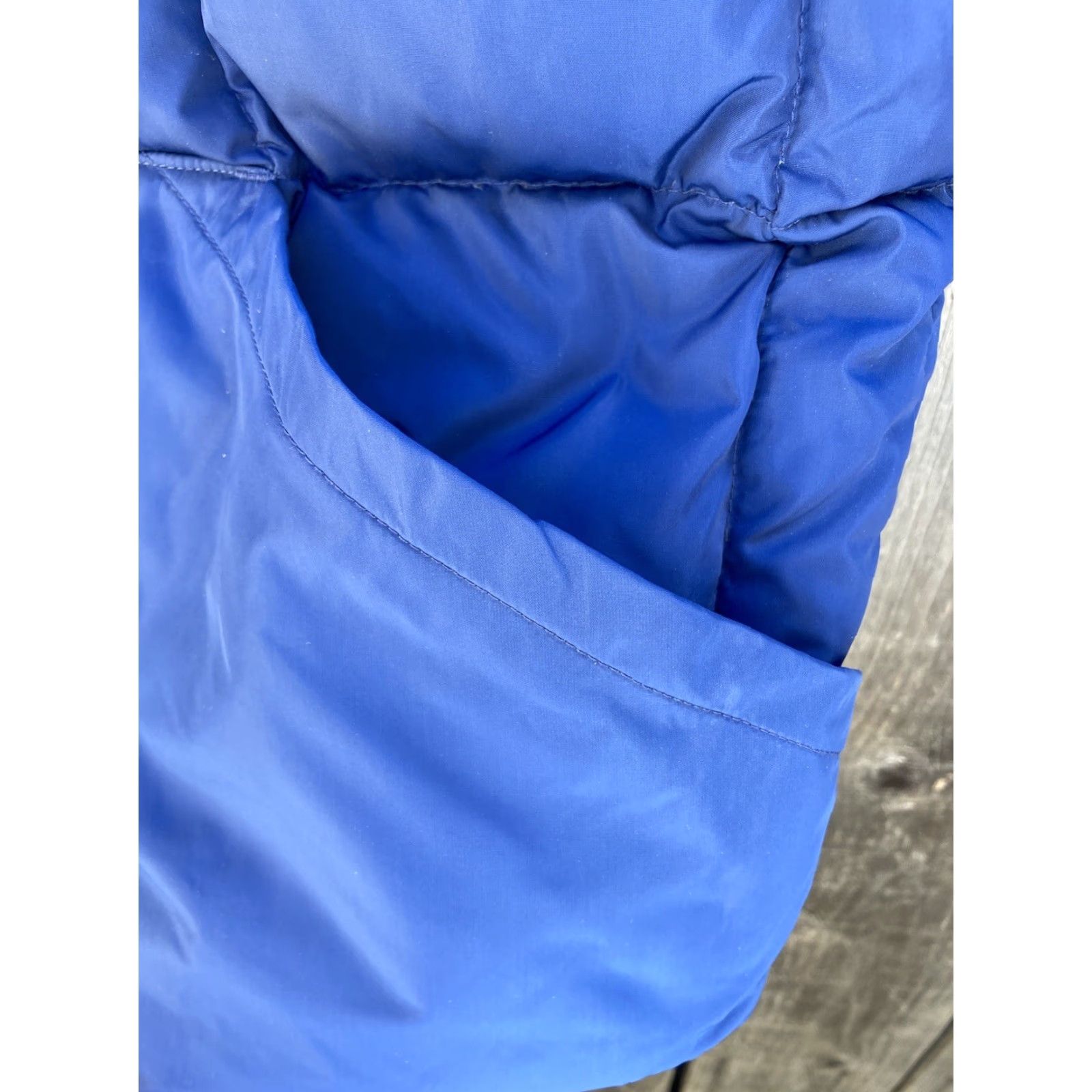 Vintage VINTAGE REI Men's Blue Solid Puffer Vest XL Down Winter Zip Pockets Jacket Vest (Mid-Length) Size US XL / EU 56 / 4 - 4 Thumbnail