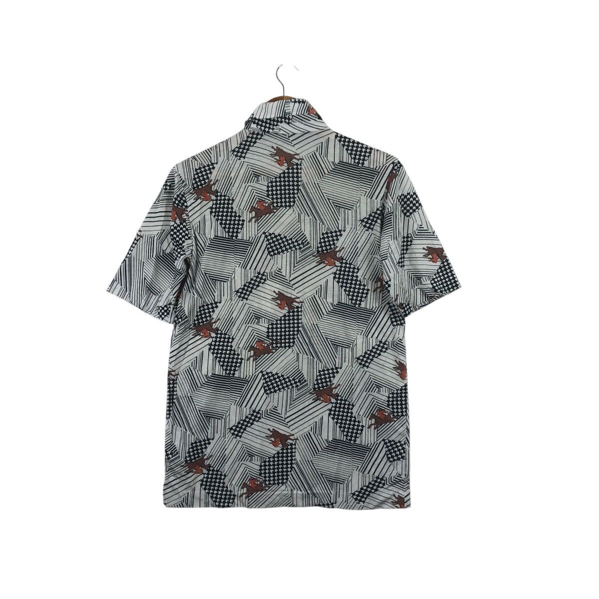Vintage Vintage 90’ RATINVY RIGA TOKYO Designer AOP Polo Tee Shirt Size US L / EU 52-54 / 3 - 3 Thumbnail