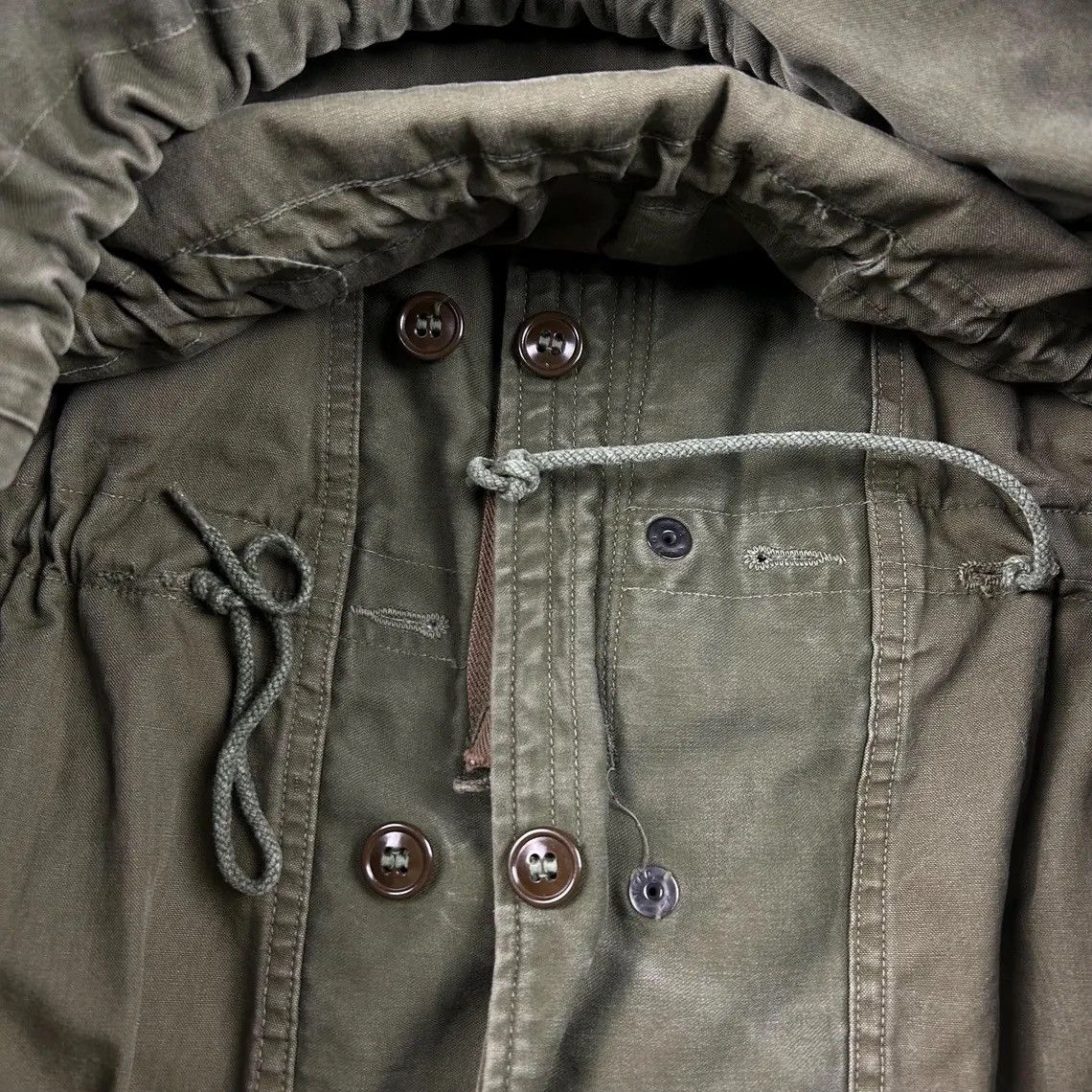 Vintage 1950s US Military M-51 Field Jacket Size Regular Large Size US L / EU 52-54 / 3 - 6 Thumbnail