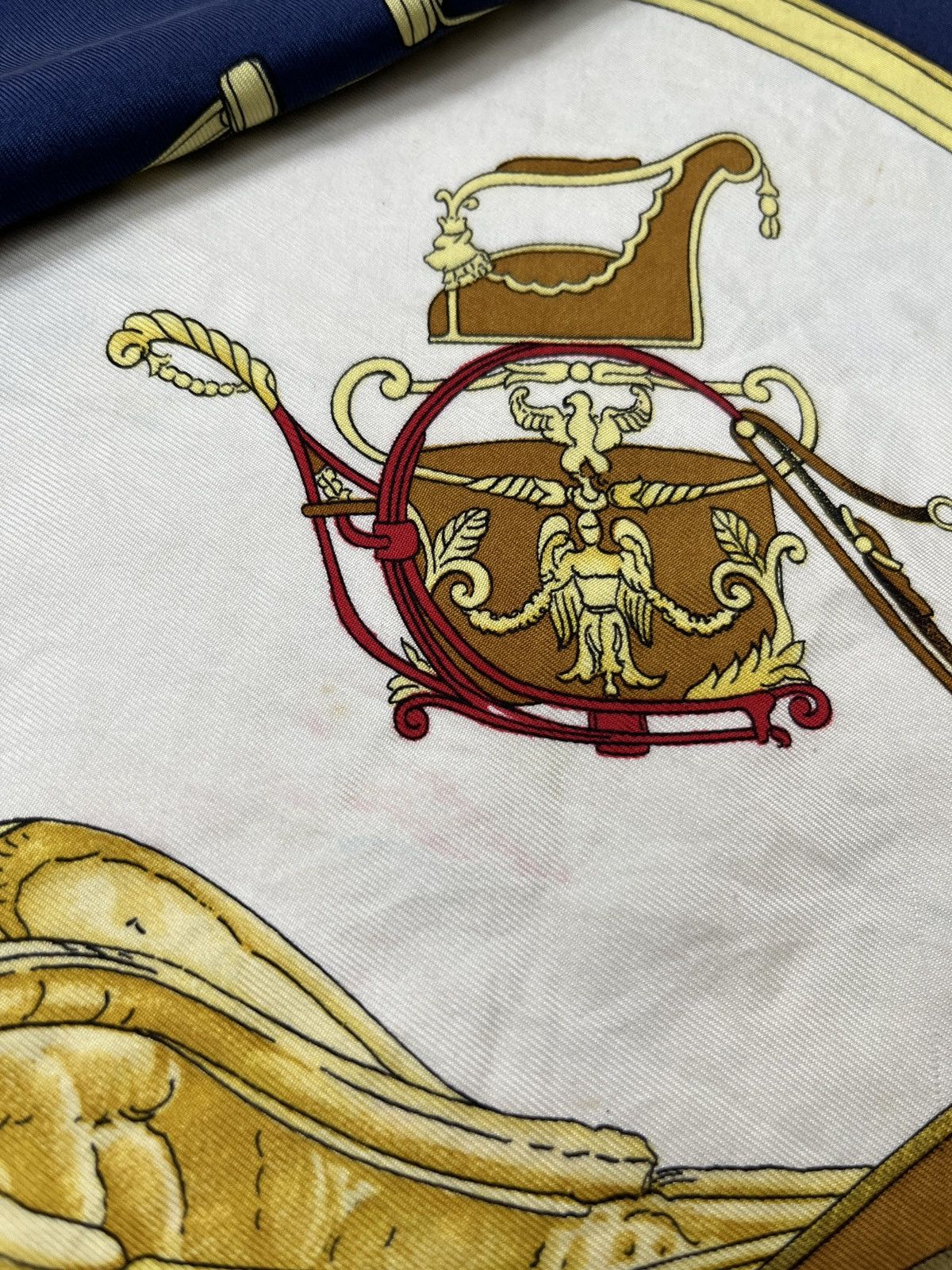 Hermes 🔥🔥🔥AUTHENTIC VINTAGE HERMES SPRINGS SILK SCARF Size ONE SIZE - 15 Thumbnail