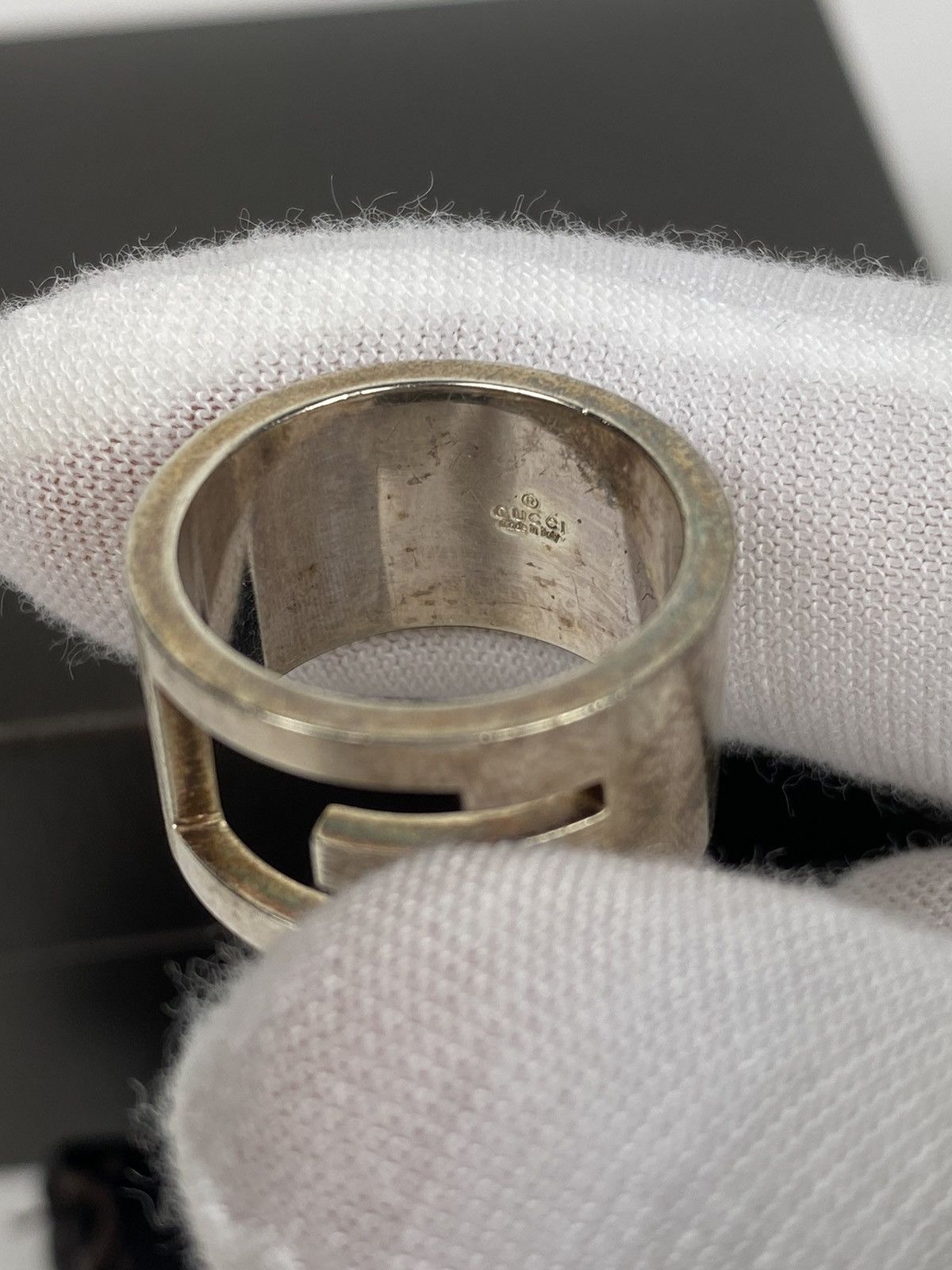 Gucci Gucci .925 Silver G Ring Size IT 8 Size ONE SIZE - 7 Thumbnail