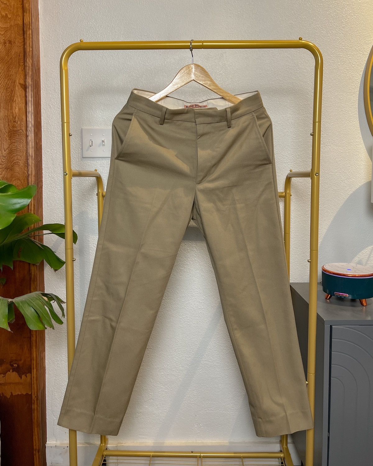 Acne Studios Acne Studios Chino Trousers Sand Beige Size US 30 / EU 46 - 1 Thumbnail