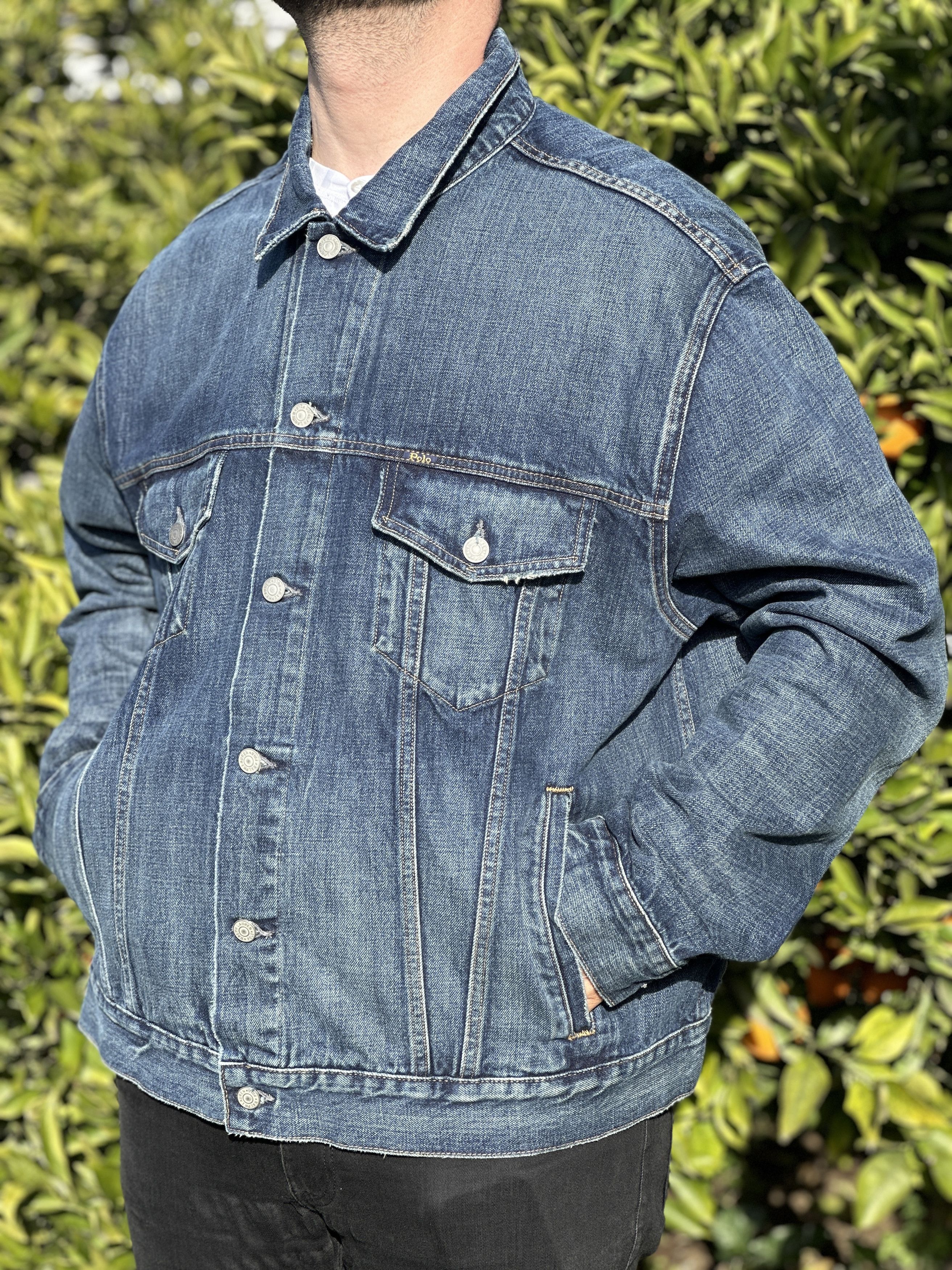 Ralph Lauren RRL Ralph Lauren Denim Jacket Distressed Trucker Size 2XL Size US XXL / EU 58 / 5 - 6 Thumbnail