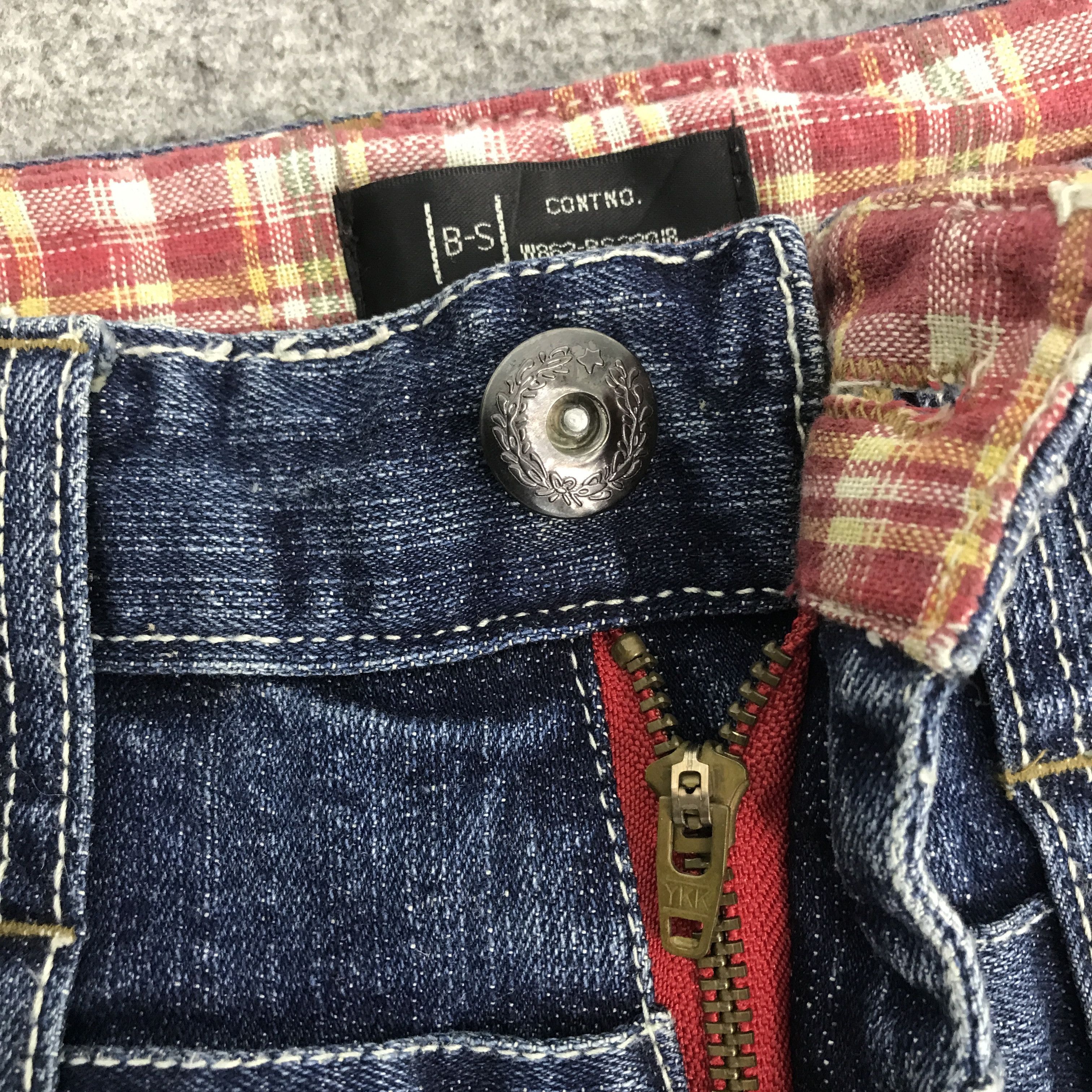 Japanese Brand Double waist design contno. denim Pants Size US 30 / EU 46 - 13 Thumbnail