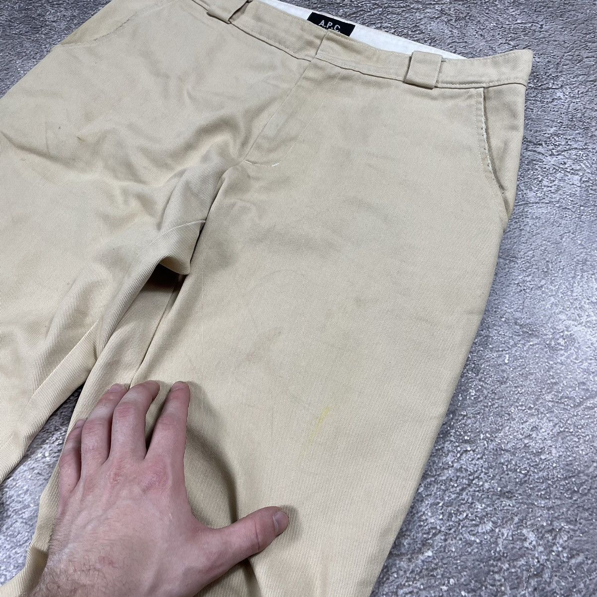 A.P.C. Vintage 90s APC Pants Paris Designer Casual Luxury Jeans Size US 30 / EU 46 - 5 Thumbnail