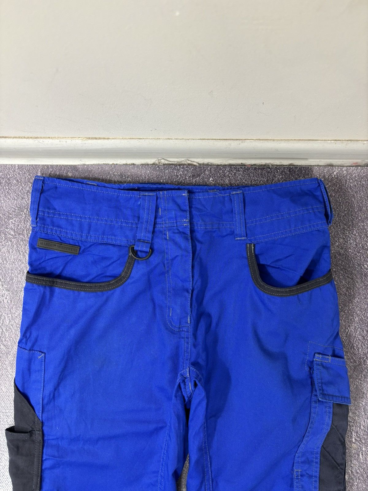 Other Mascot Workwear Blue Heavy Cordura Utility Cargo Pants Size US 30 / EU 46 - 7 Thumbnail
