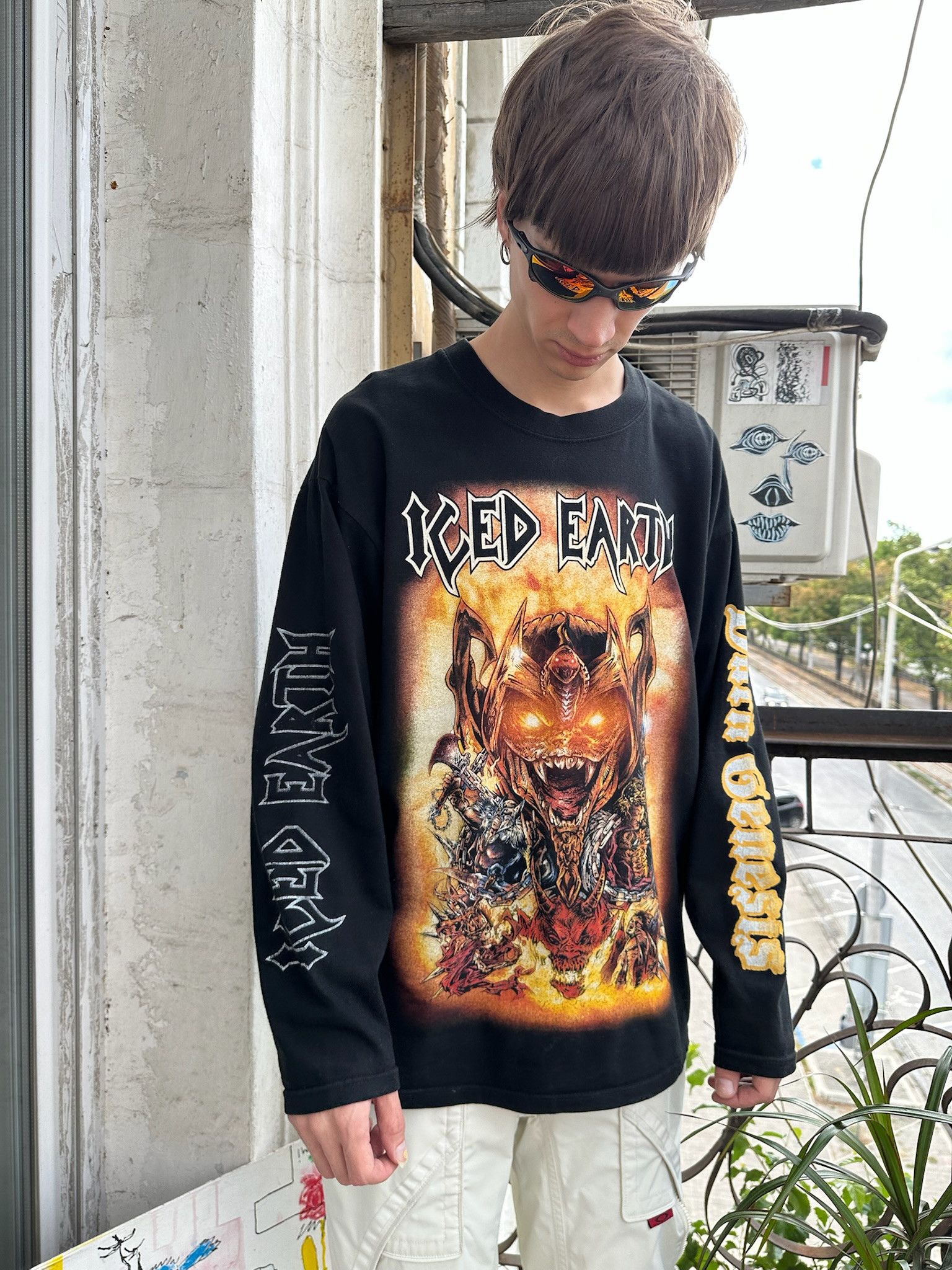 Band Tees Vintage Iced Earth Horror Rock Band Tee longsleeve Size US L / EU 52-54 / 3 - 1 Thumbnail