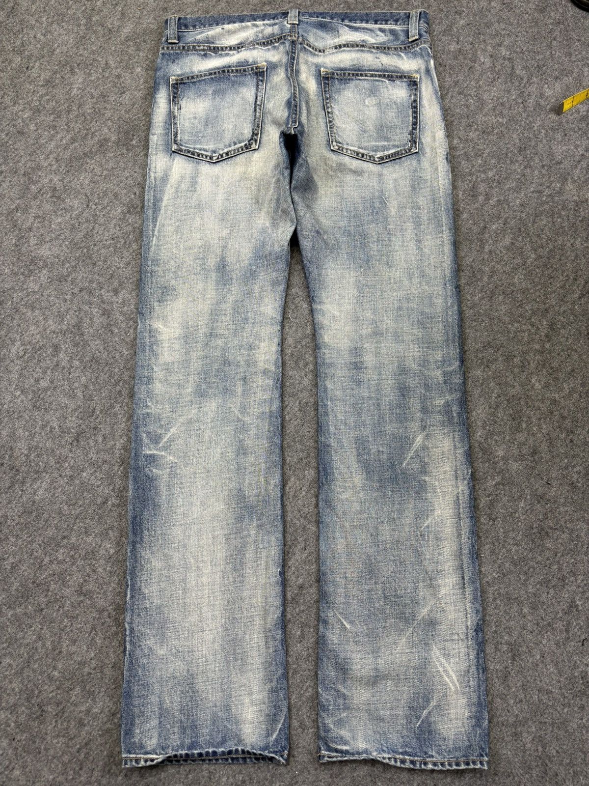 Japanese Brand 💥Insane 90s Style💥TK Bleaches All Over Denim K23 Size US 33 - 12 Thumbnail