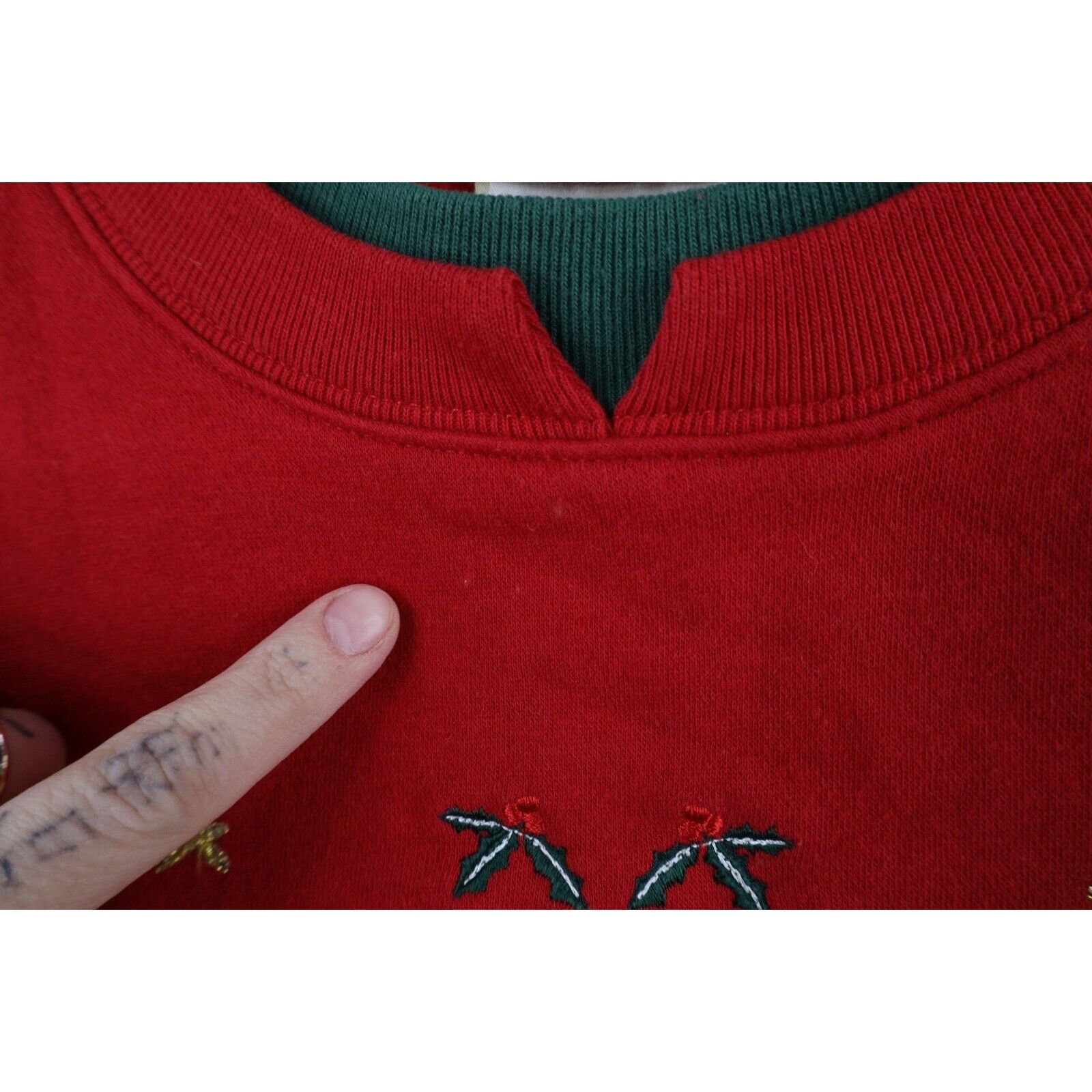 Vintage Vintage 90s Streetwear Womens Medium Faded Christmas Snowman Size M / US 6-8 / IT 42-44 - 7 Thumbnail