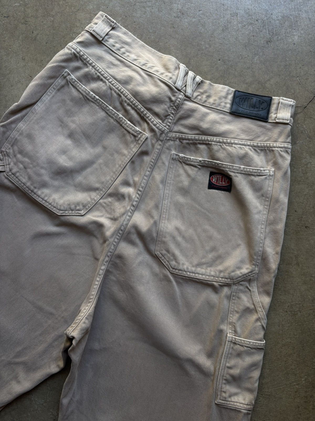 Willy Chavarria Willy Chavarria Wide Leg Carpenter Pants in Travertine - 34 Size US 34 / EU 50 - 1 Thumbnail