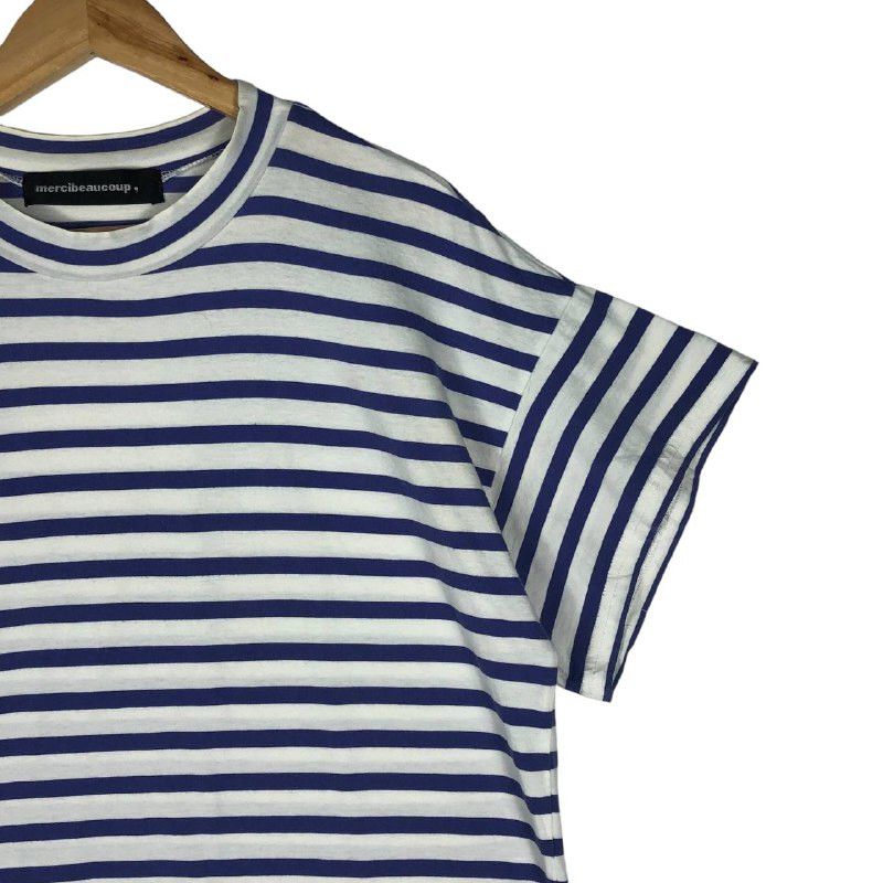 Issey Miyake × Japanese Brand × mercibeaucoup Vintage Mercibeaucoup women stripes t-shirt Size M / US 6-8 / IT 42-44 - 4 Thumbnail