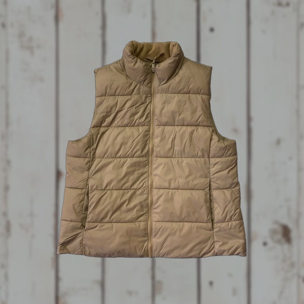 Gap GAP Vest Mens Beige Cold Control Quilted Puffer Water Resistant Large Size US L / EU 52-54 / 3 - 1 Thumbnail