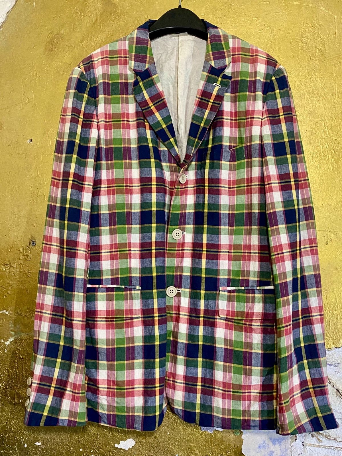Comme des Garcons Homme Plus Comme des garçons homme plus AD 2007 checkered suit Size 42R - 2 Thumbnail