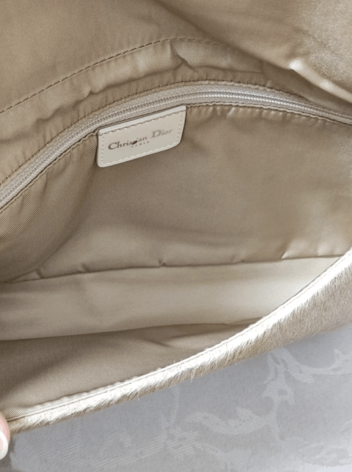 Christian Dior Monsieur × Dior Dior Bag Malice Saddle Shoulder Hodo Fur Leather 90s EX0031 Size ONE SIZE - 10 Thumbnail