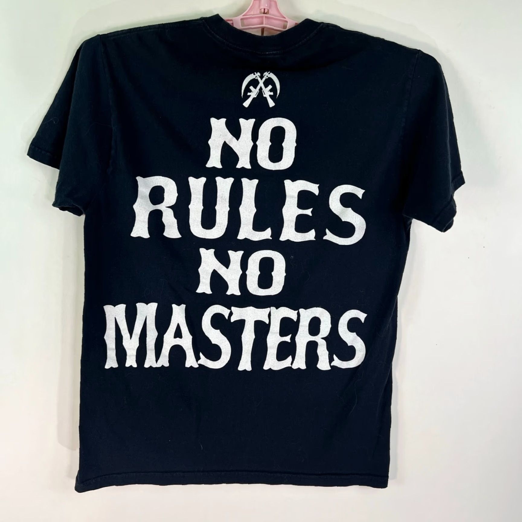 Vintage Sons of Anarchy No Rules No Master Shirt Mens M Black 2 Sided Graphic Tee Size US M / EU 48-50 / 2 - 3 Thumbnail