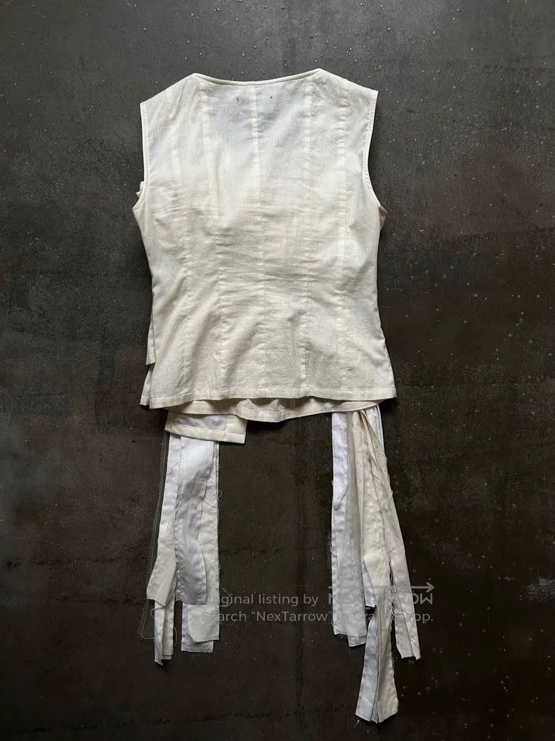 Comme des Garcons Comme des Garcons Tailored Floral Fringe Vest Size M / US 6-8 / IT 42-44 - 5 Thumbnail