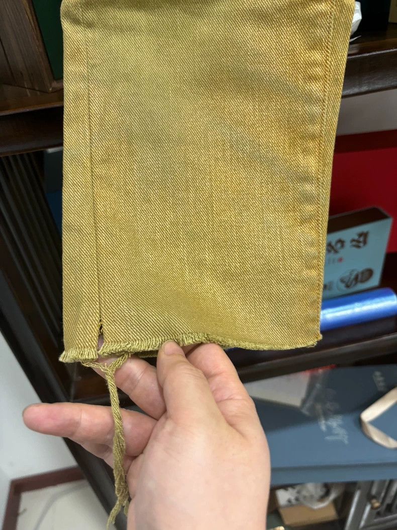 Dior Dior Gold Denim Trousers Size 29-2505 Size US 29 - 3 Thumbnail