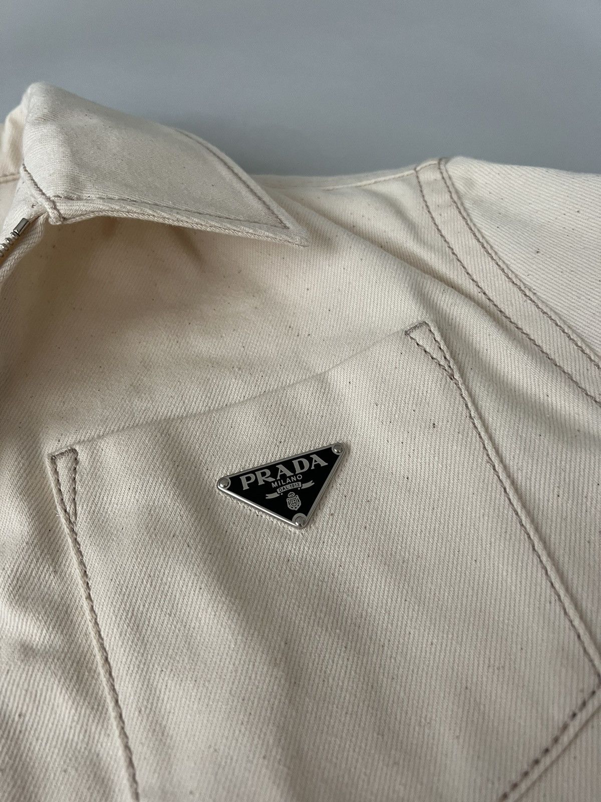 Prada Prada Bull Denim Blouson Jacket Size US S / EU 44-46 / 1 - 9 Thumbnail