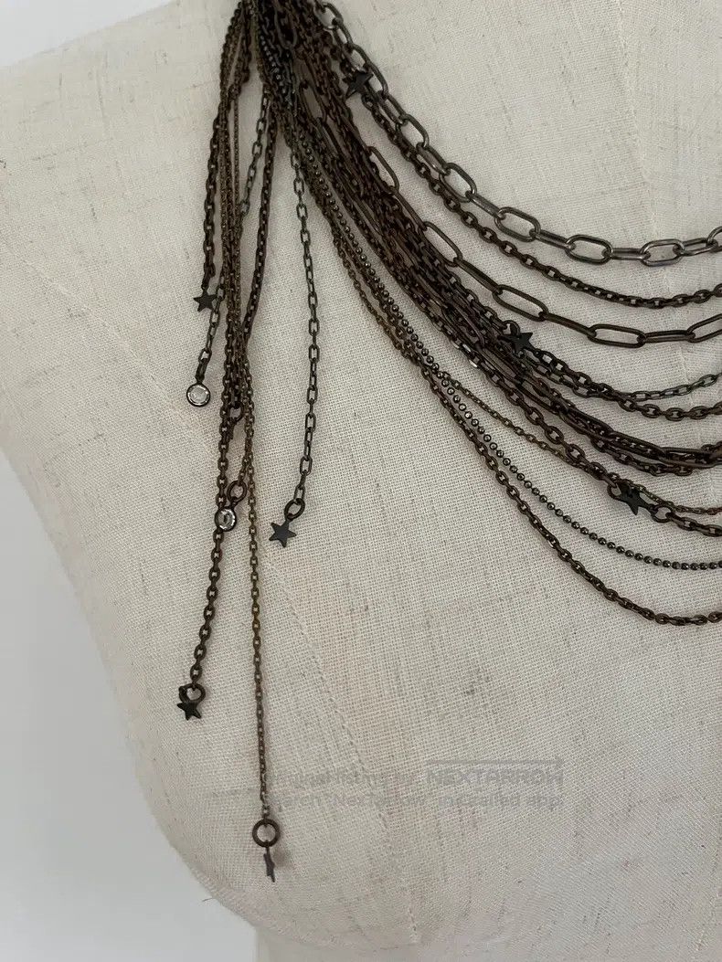 Japanese Brand Japanese Brand Gunda Chain Fringe Star Necklace Size ONE SIZE - 3 Thumbnail