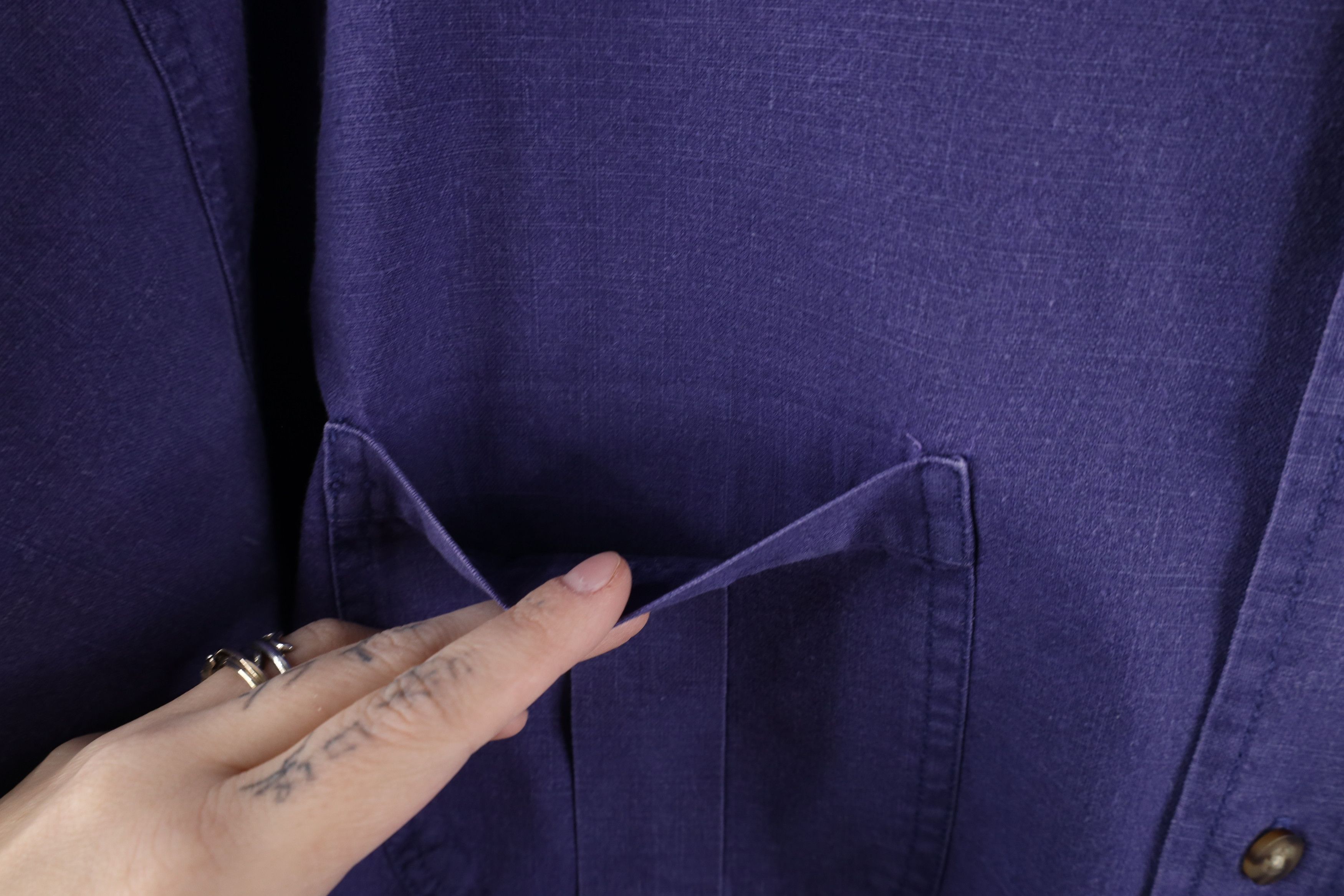 Vintage Vintage 90s Streetwear Linen Blend Short Sleeve Button Shirt Size US XL / EU 56 / 4 - 7 Thumbnail