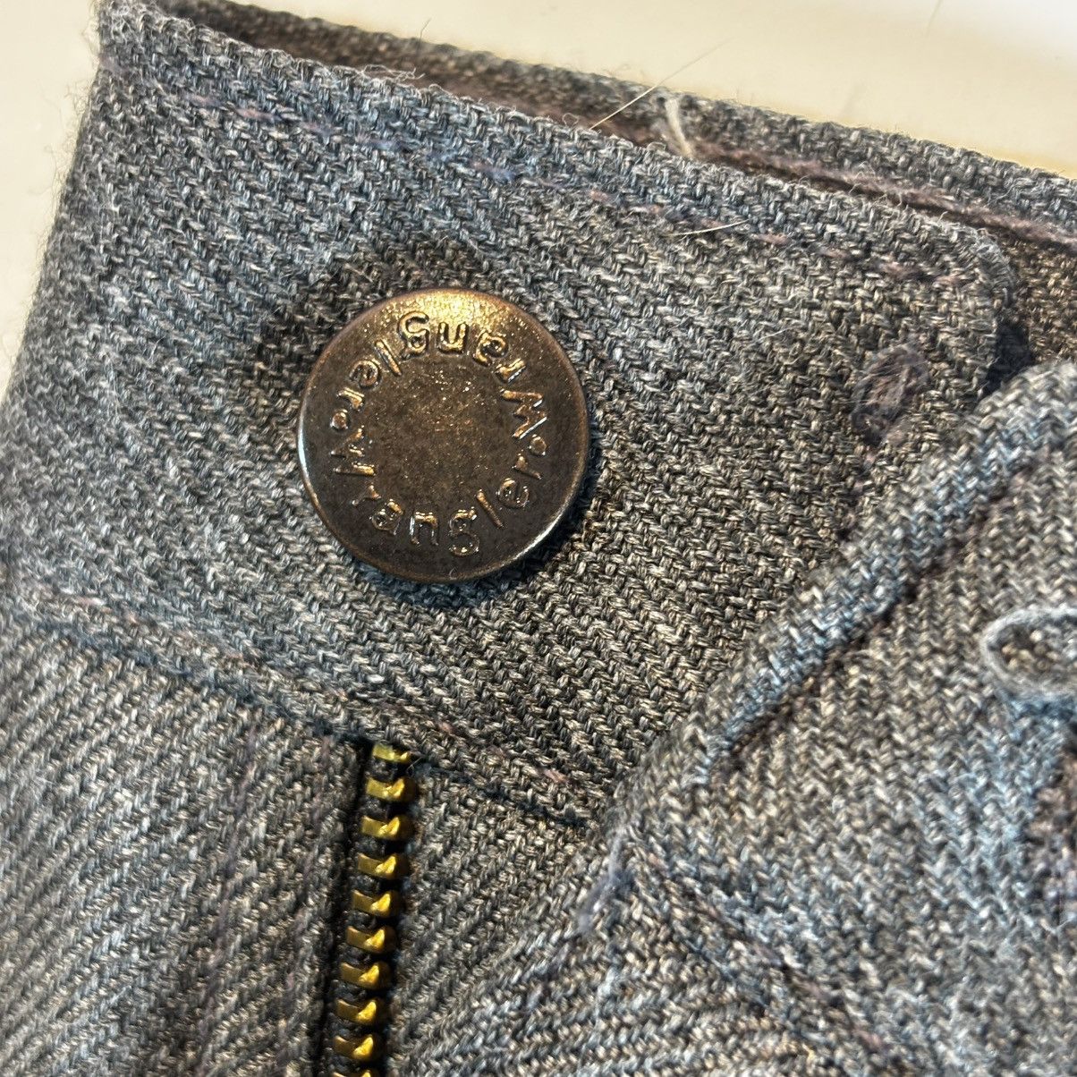 Wrangler Wrangler Made in USA Gray Trousers (32x32) Size US 32 / EU 48 - 10 Thumbnail