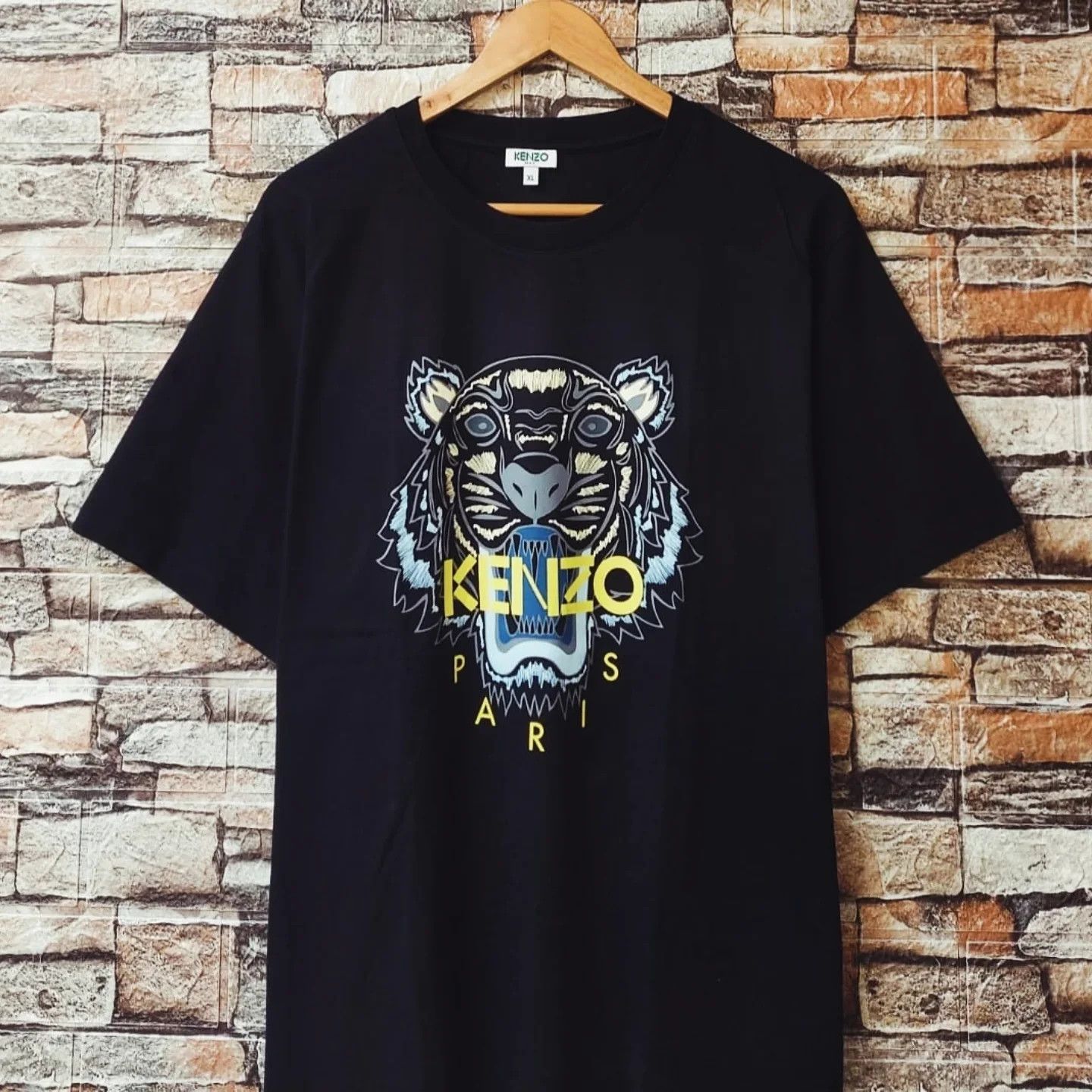 Kenzo KENZO Paris Tiger Print Black Tshirt Size US L / EU 52-54 / 3 - 3 Thumbnail