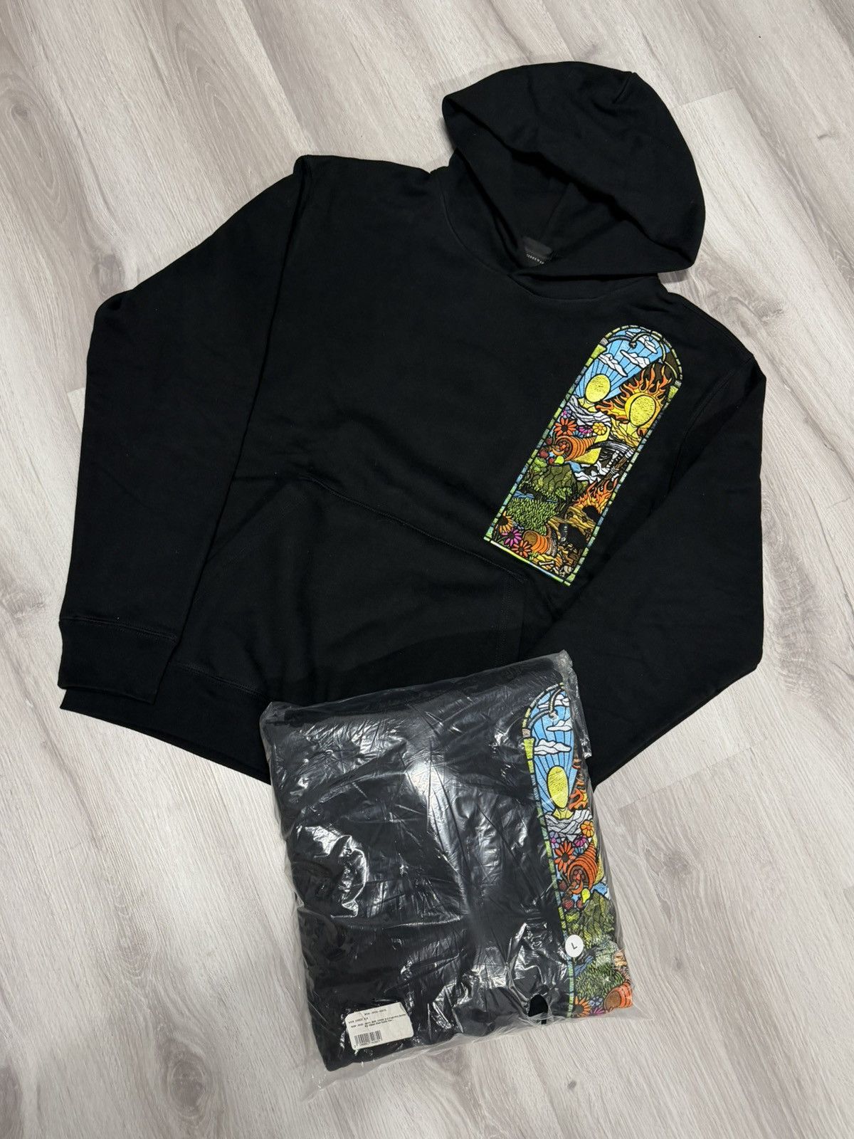 Who Decides War Stained Glass Hoodie