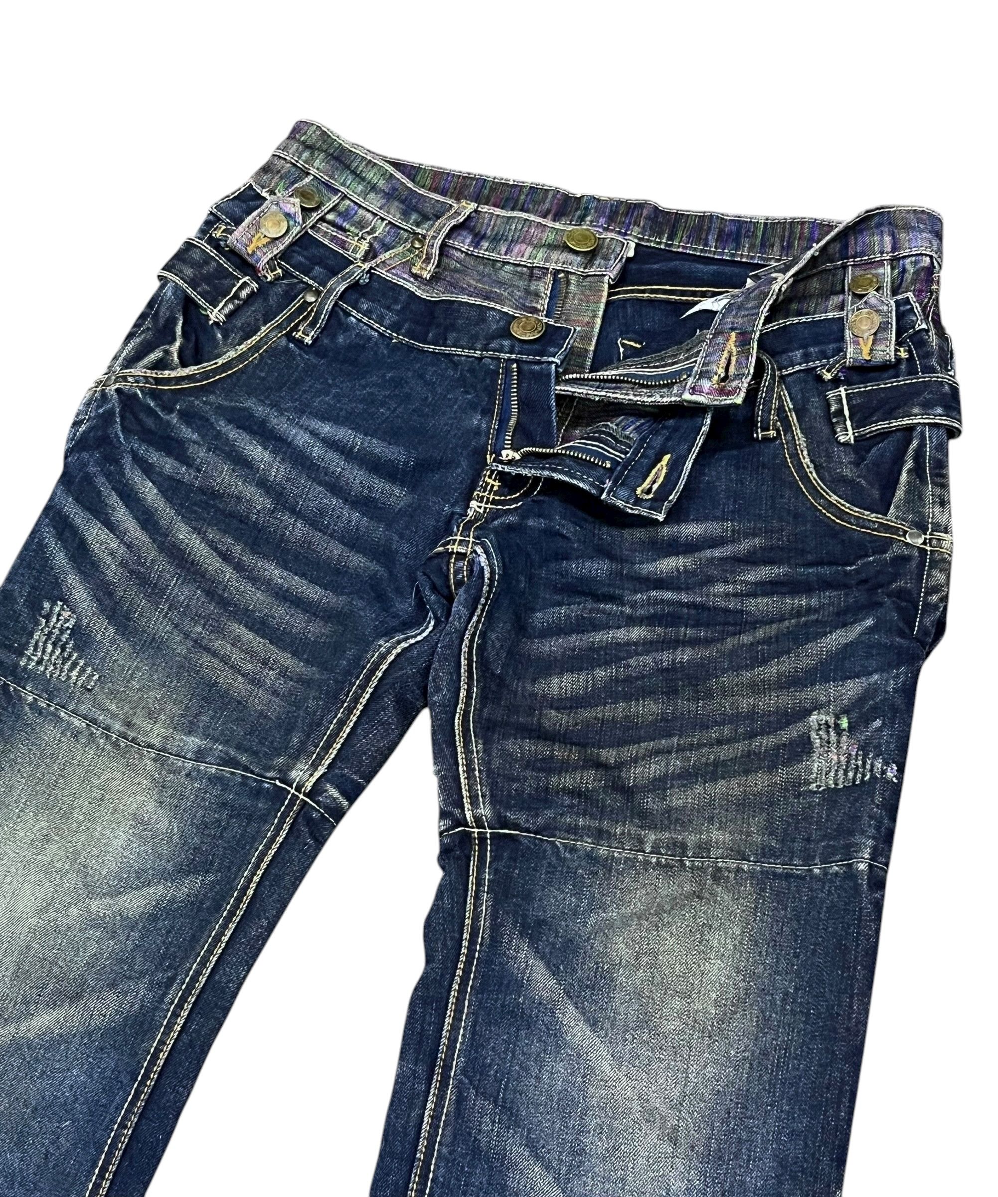 Seditionaries Gumu Int'l Grunge Hybrid Double Waist Jeans W31 Rare Size US 31 - 10 Thumbnail