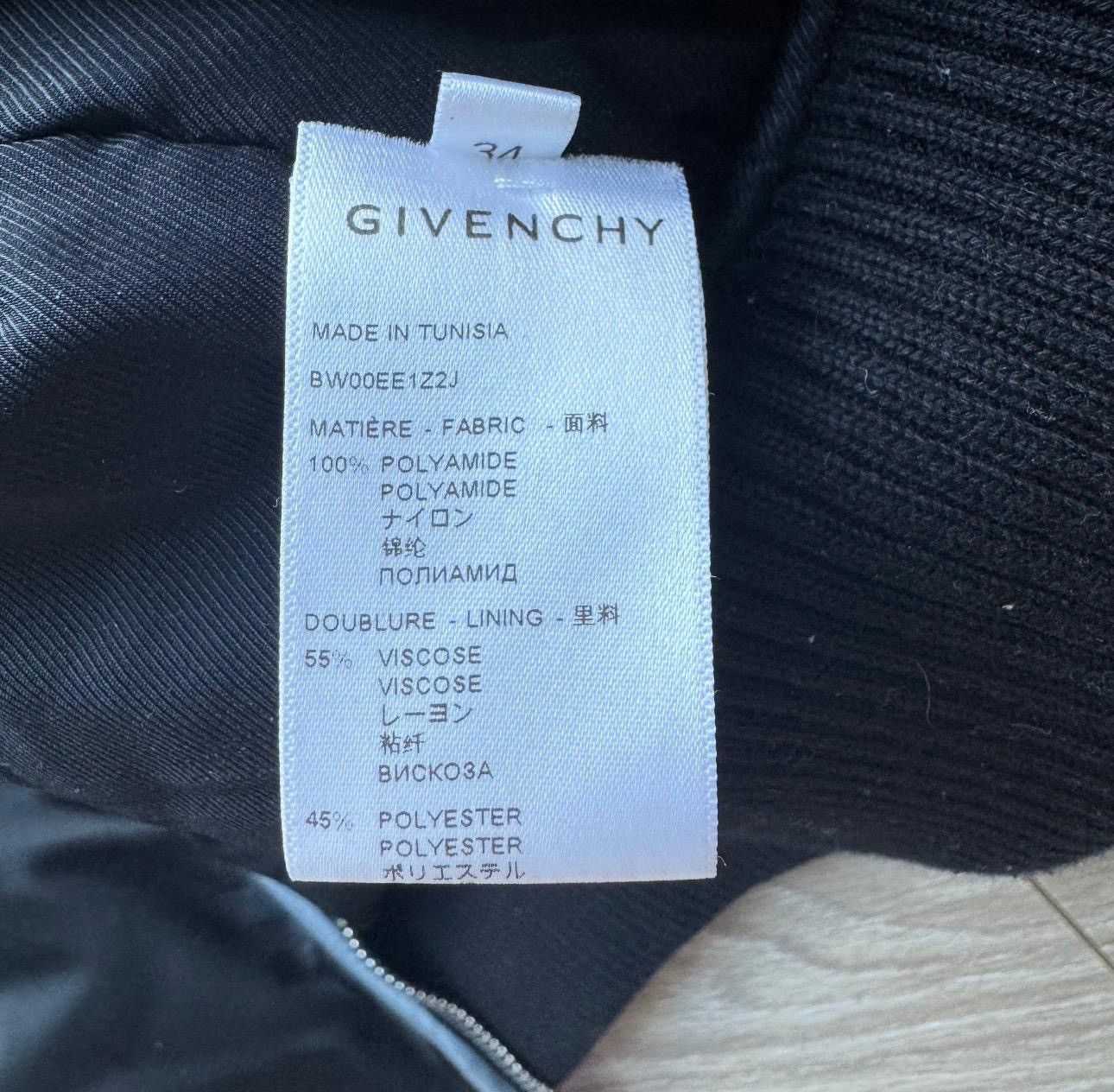 Chito × Givenchy Givenchy x Chito Spray Paint Cropped Bomber Jacket Size XXS / US 00 / IT 34 - 5 Thumbnail