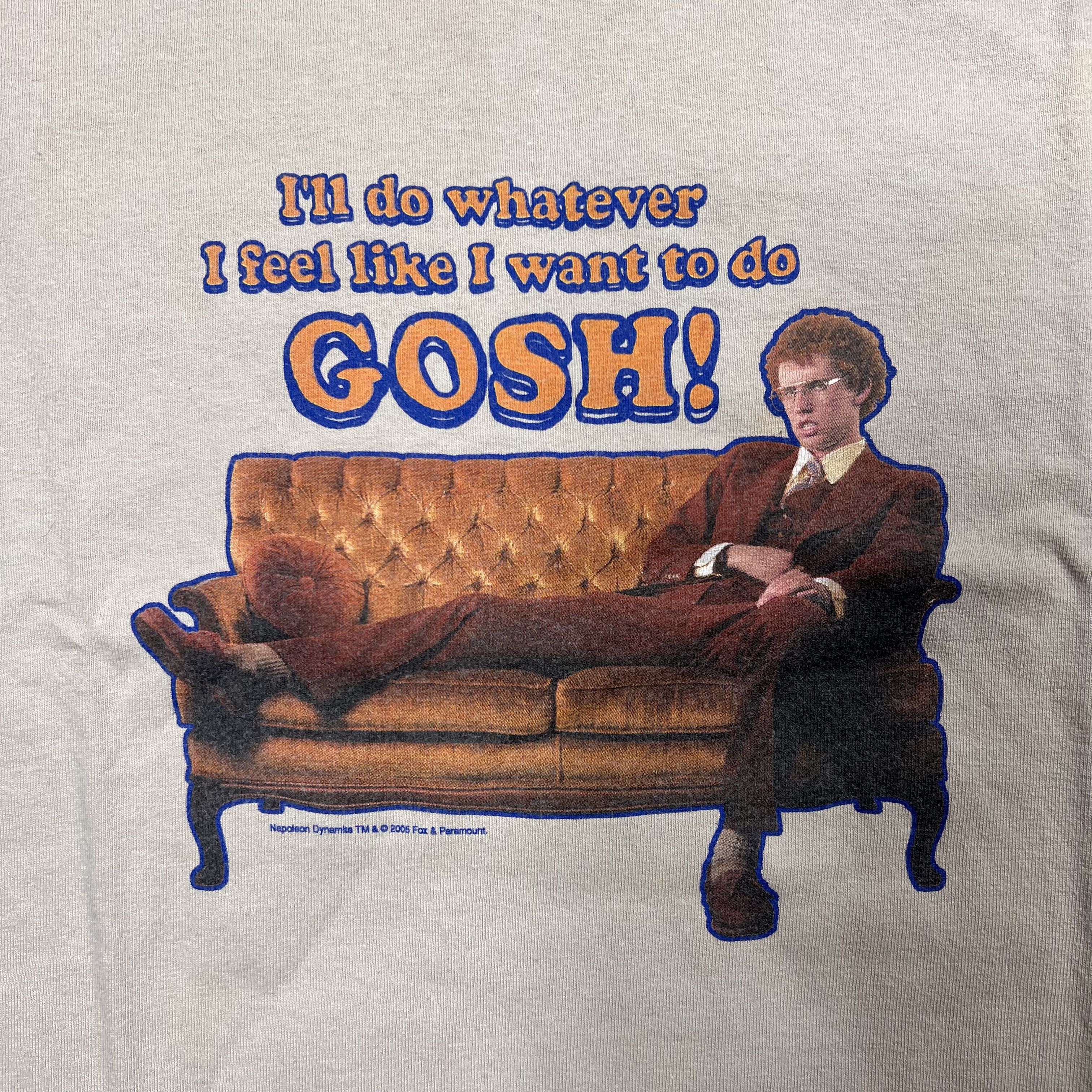 Vintage 2005 Napoleon Dynamite Gosh T Shirt Size US L / EU 52-54 / 3 - 2 Thumbnail
