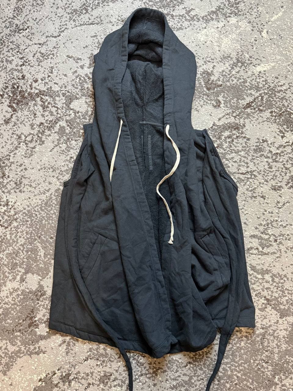 Rick Owens Rick Owens Olmar & Mirta Black Wash Mountain Wizard Vests Size US M / EU 48-50 / 2 - 1 Thumbnail