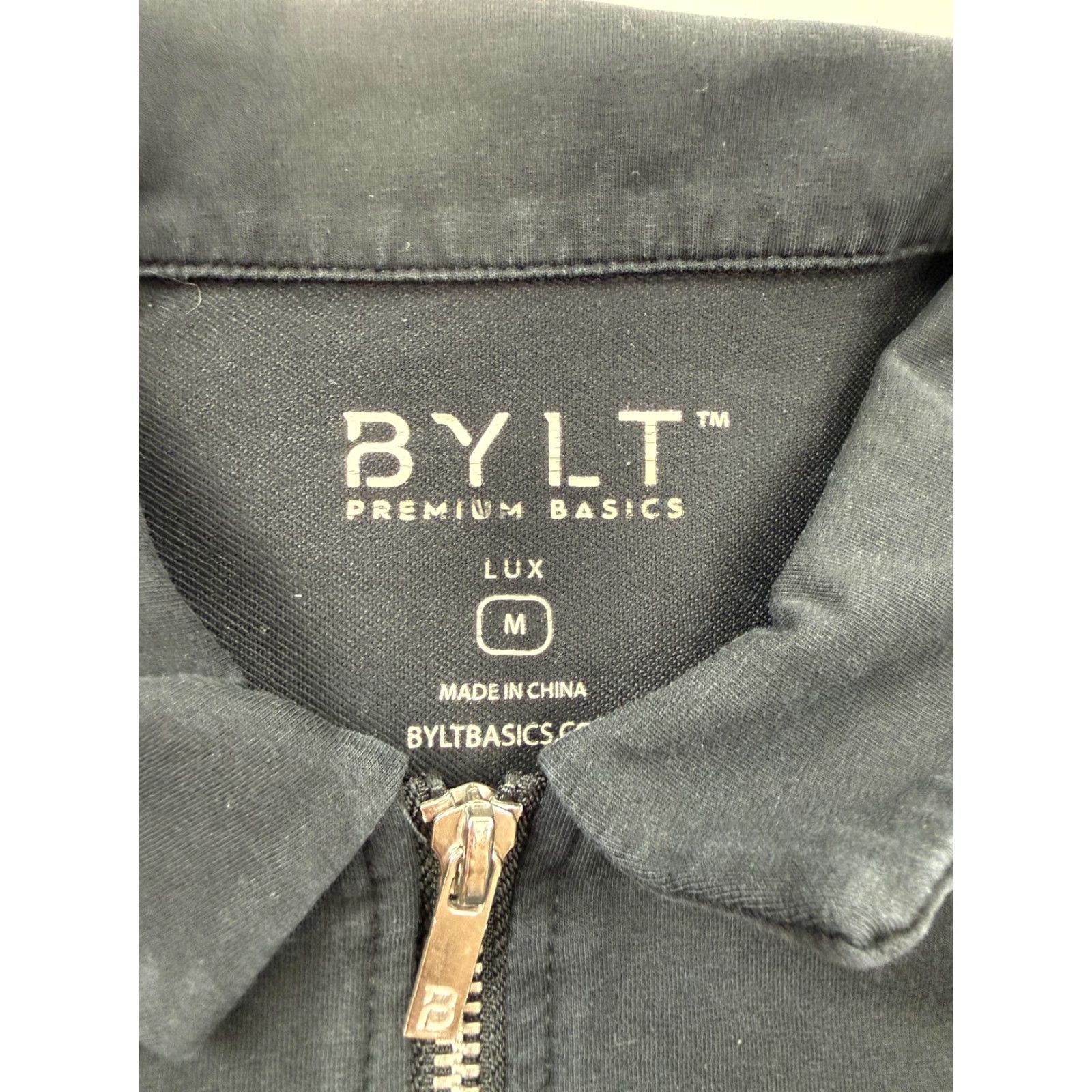 Vintage BYLT LUX Polo Shirt Mens M Black Long Sleeve 1/4 Zip Stretch Casual Top Size US M / EU 48-50 / 2 - 4 Thumbnail