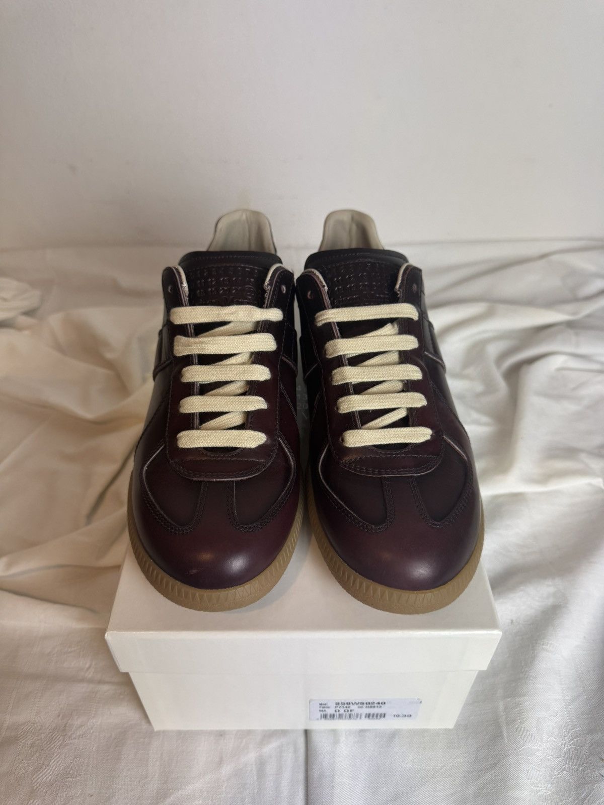 Maison Margiela Maison Margiela GAT Sneakers - Red / Black / Gum 39 Size US 9 / IT 39 - 2 Thumbnail