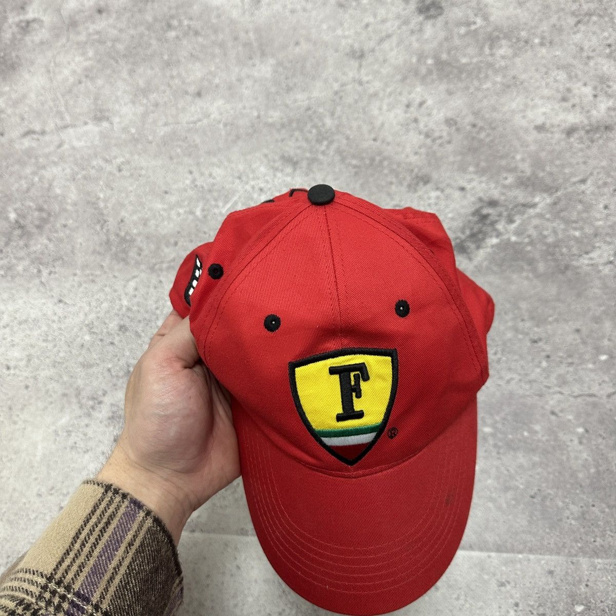 Ferrari Vintage 90s Formula 1 Ferrari cap Made in Italy racing y2k Size ONE SIZE - 6 Thumbnail