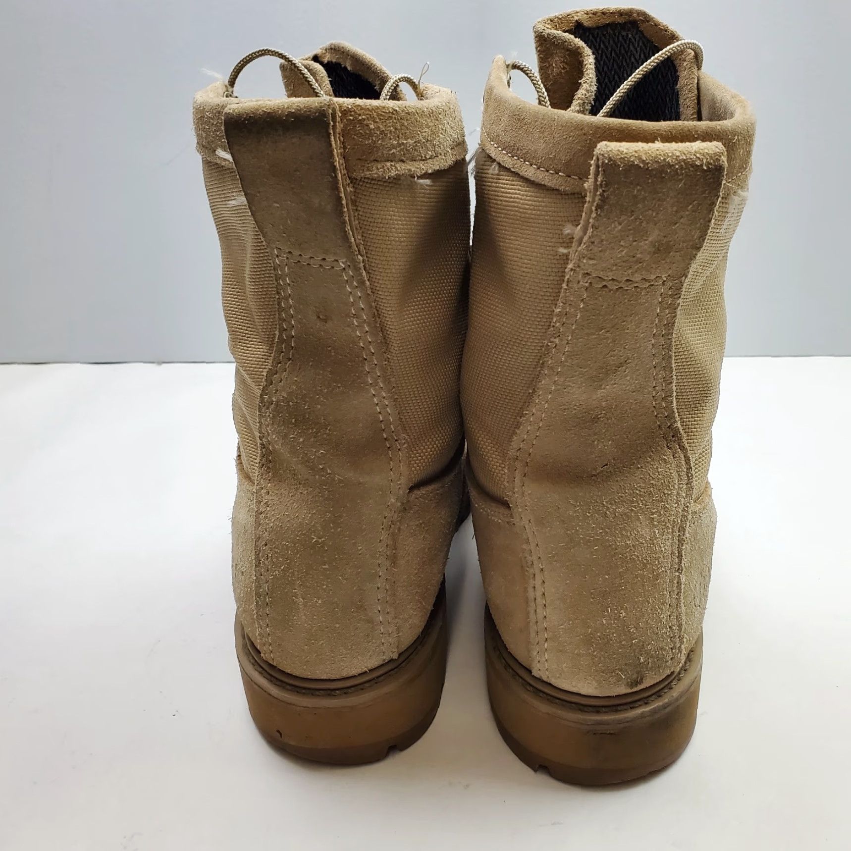 Vintage Bates Combat Boots Size 6 W Suede Gore-tex US Military Army Tan Tactical Lace Up Boots Mens Army Combat 6 W Suede Leather Shoes Size US 6 / EU 39 - 3 Thumbnail