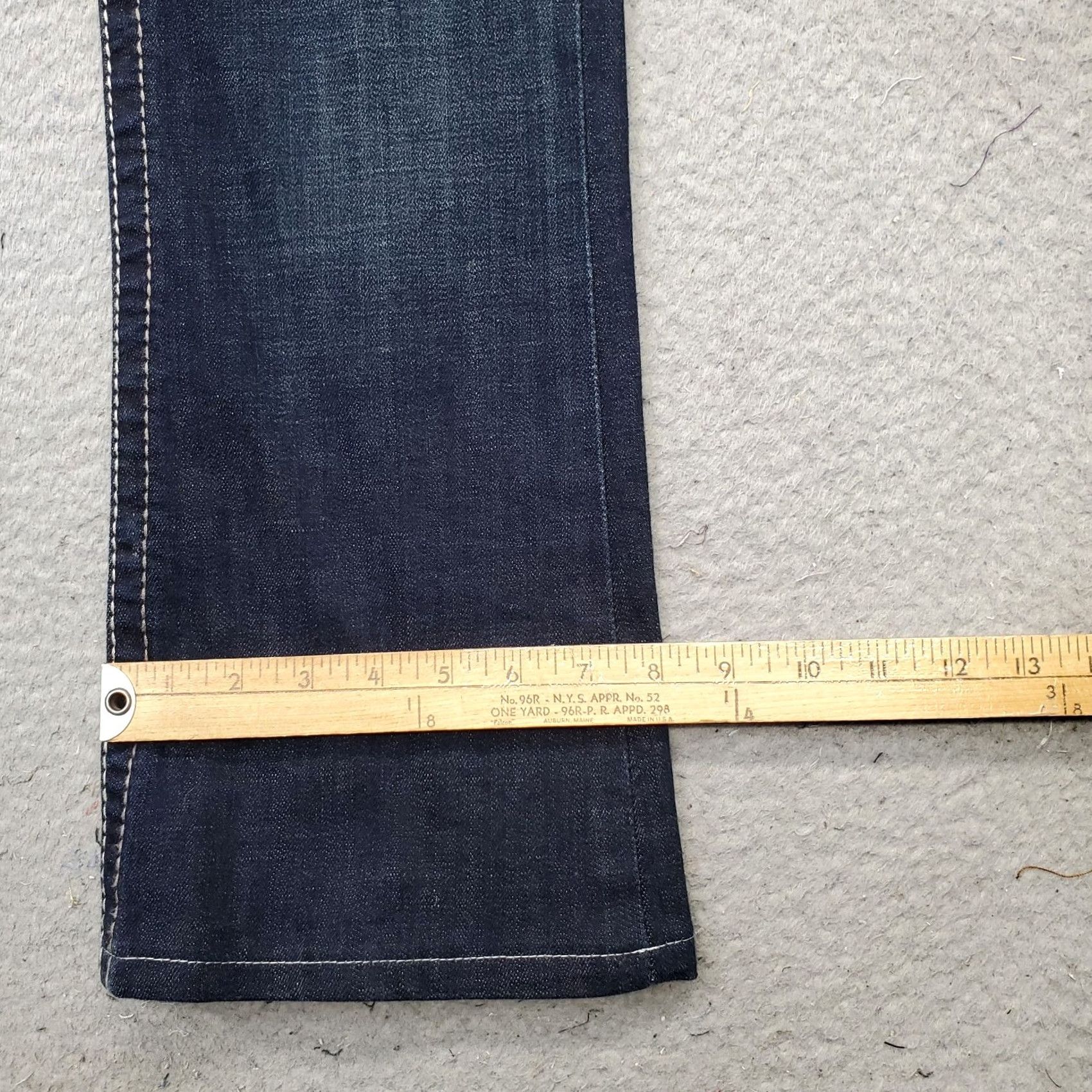 Vintage Nike KUT from the Kloth Bootcut Jeans Womens 4 Blue Denim High Rise EUC Size 27" / US 4 / IT 40 - 5 Thumbnail