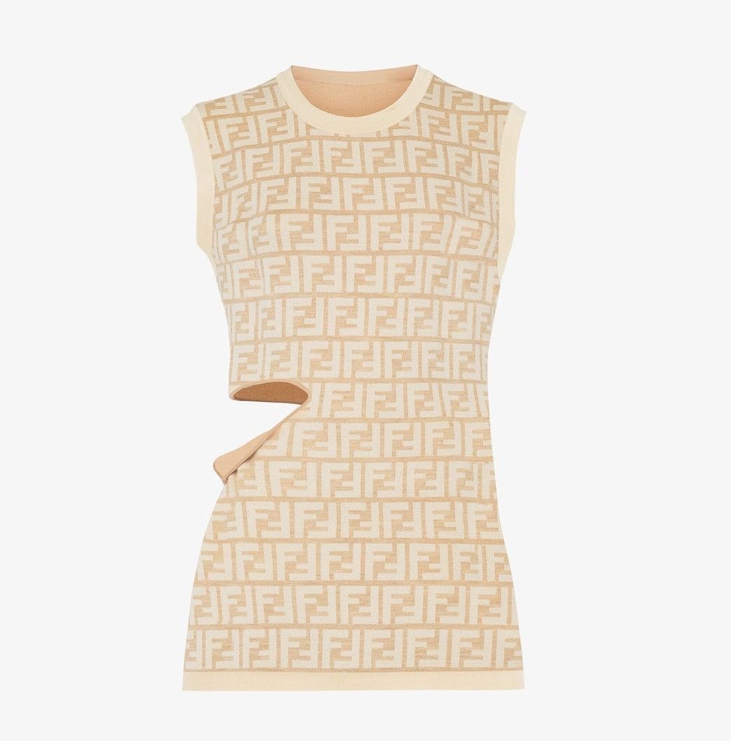 Fendi o1loc1c0824 Tops in Beige Size M / US 6-8 / IT 42-44 - 1 Preview